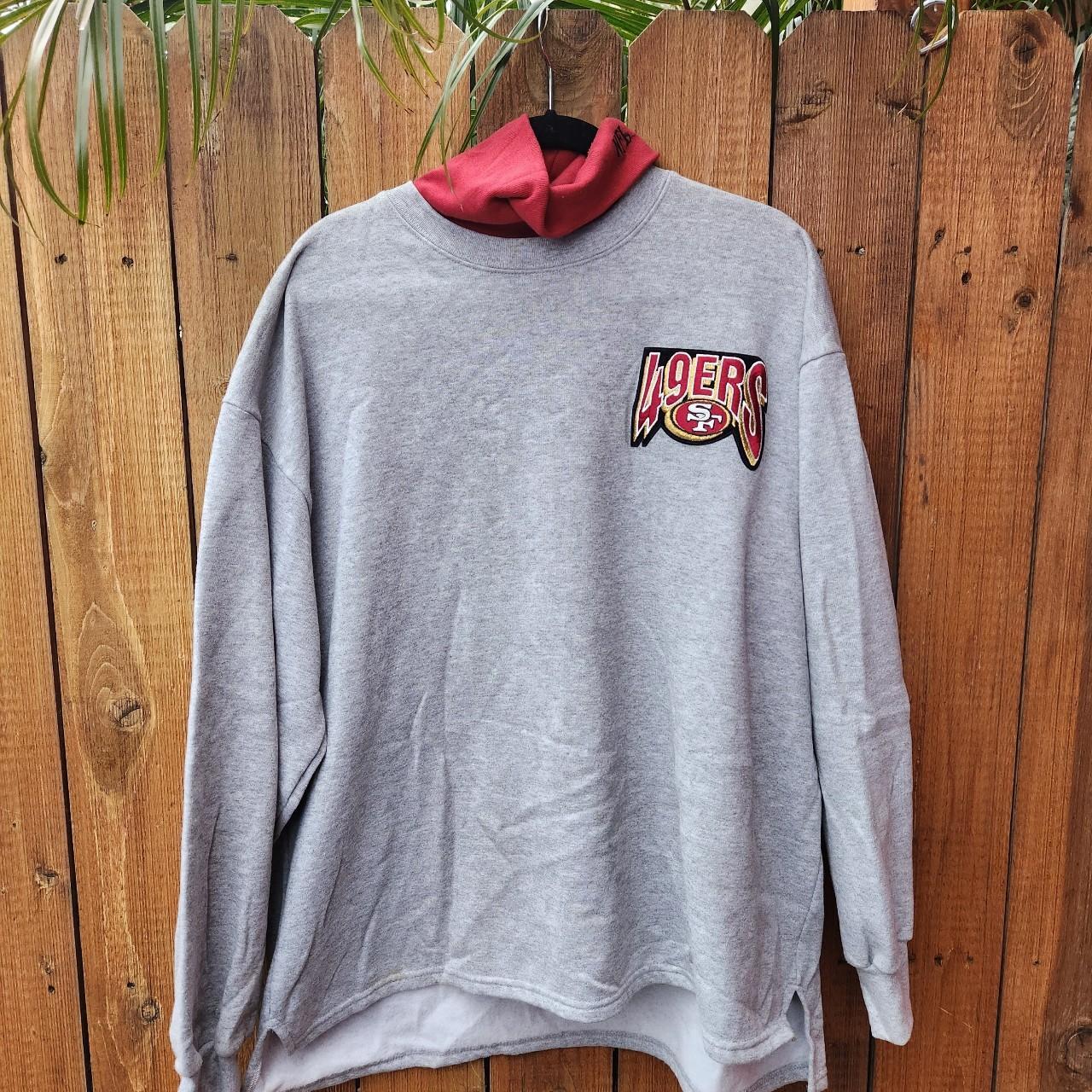 49ers embroidered sweatshirt