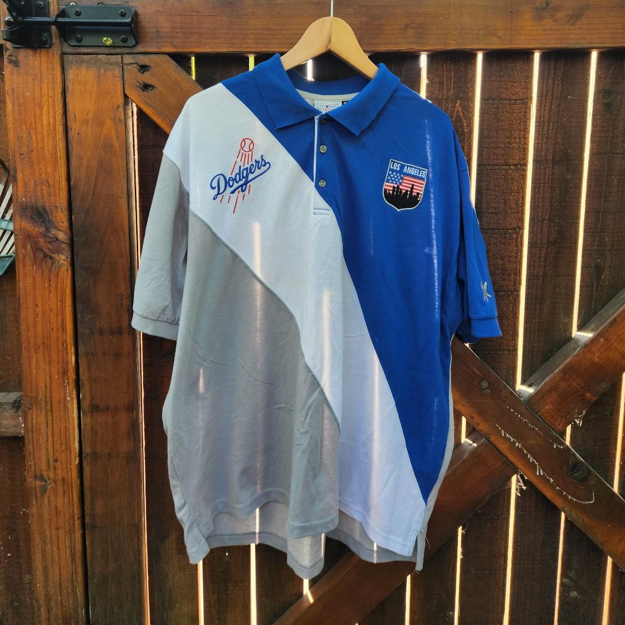 Vintage Los Angeles Dodgers MLB KLEW Polo Shirt Large/Medium