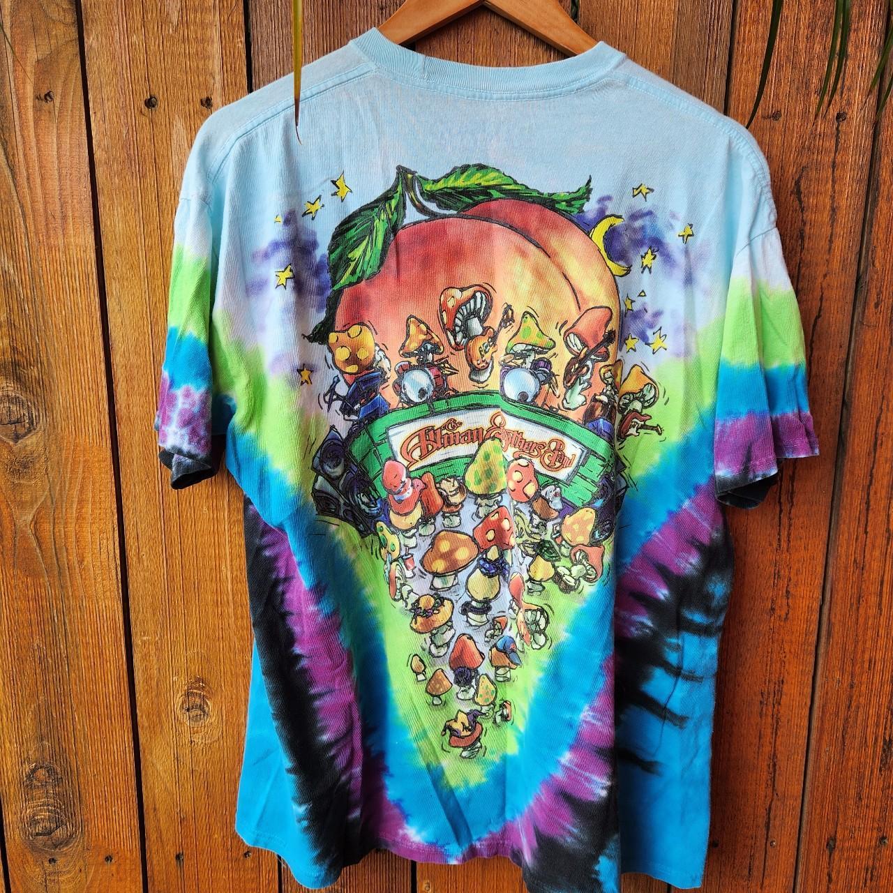 Allman Brothers Band Mushroom Express Tie Dye Rock T Depop