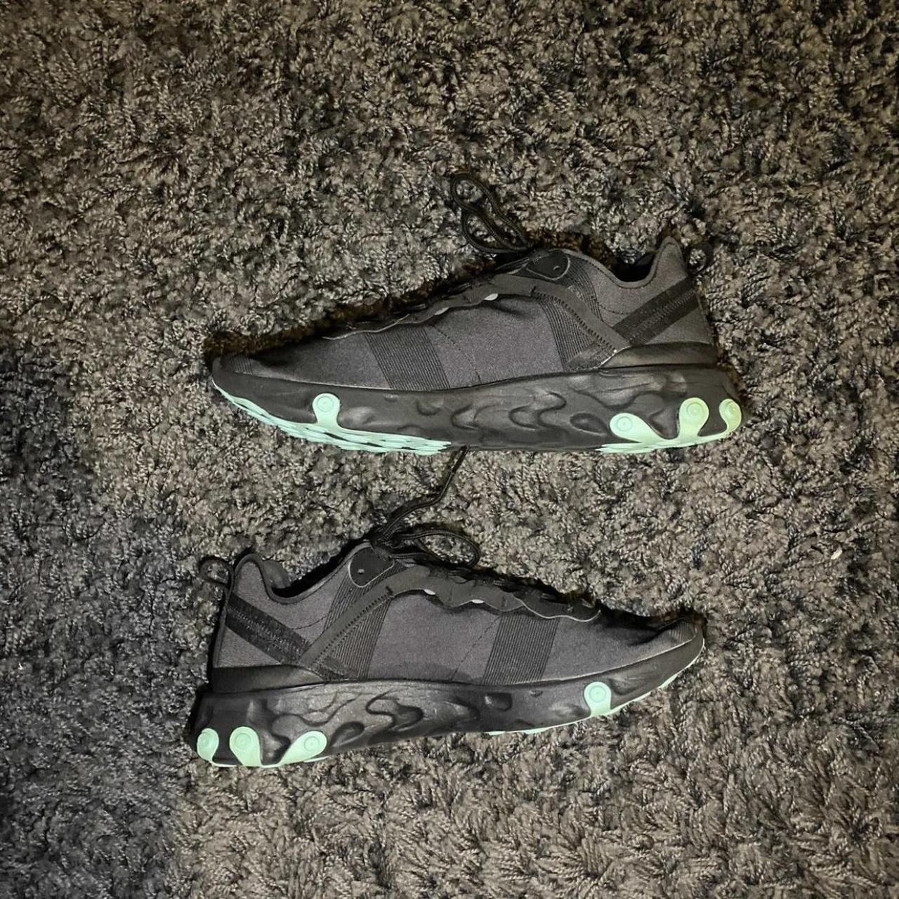 Nike React Element 55 'Black Aurora Green/Jade' Depop