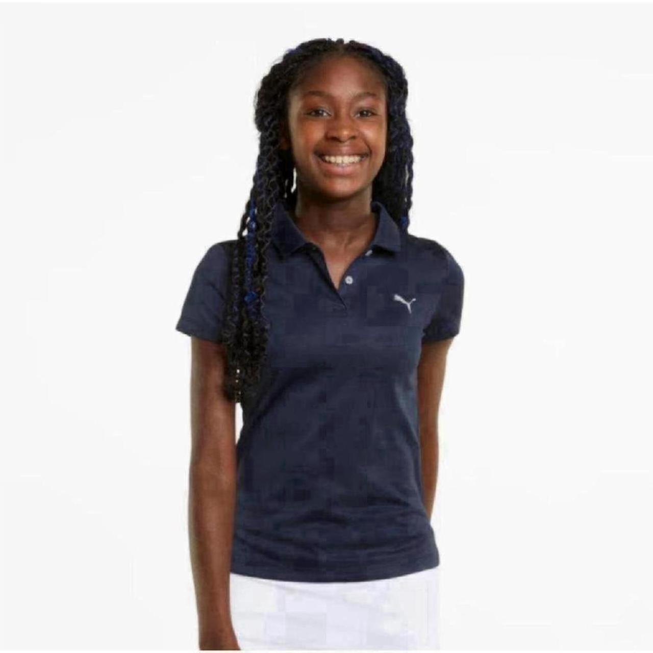 Puma blue deals golf shirt