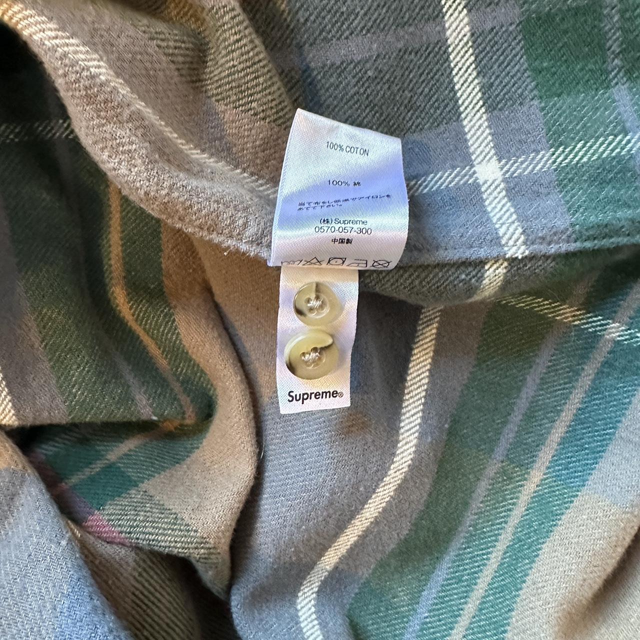 I know supreme daniel johnston flannel plaid shirt... - Depop