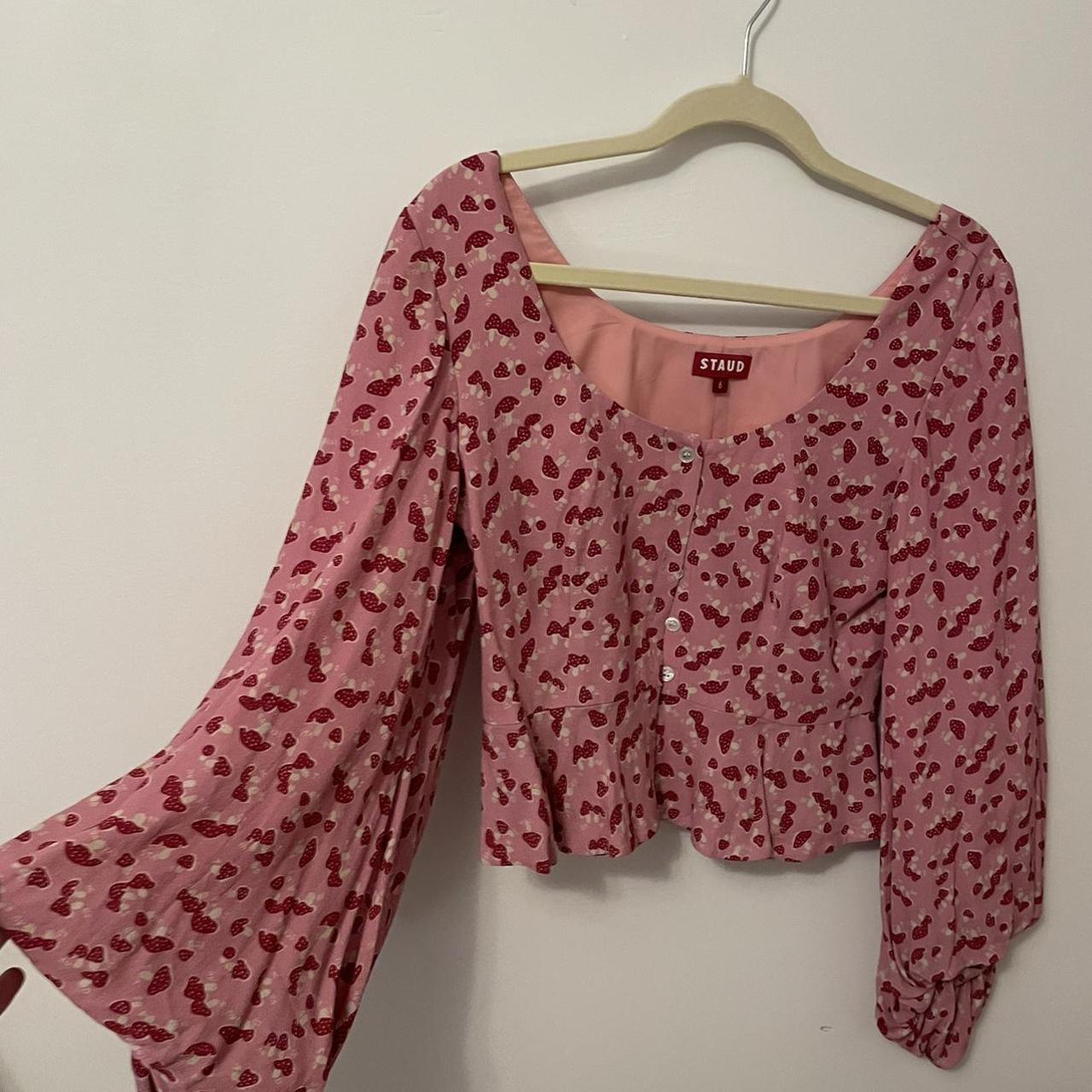 Staud mushroom blouse staud mushroomtop... Depop