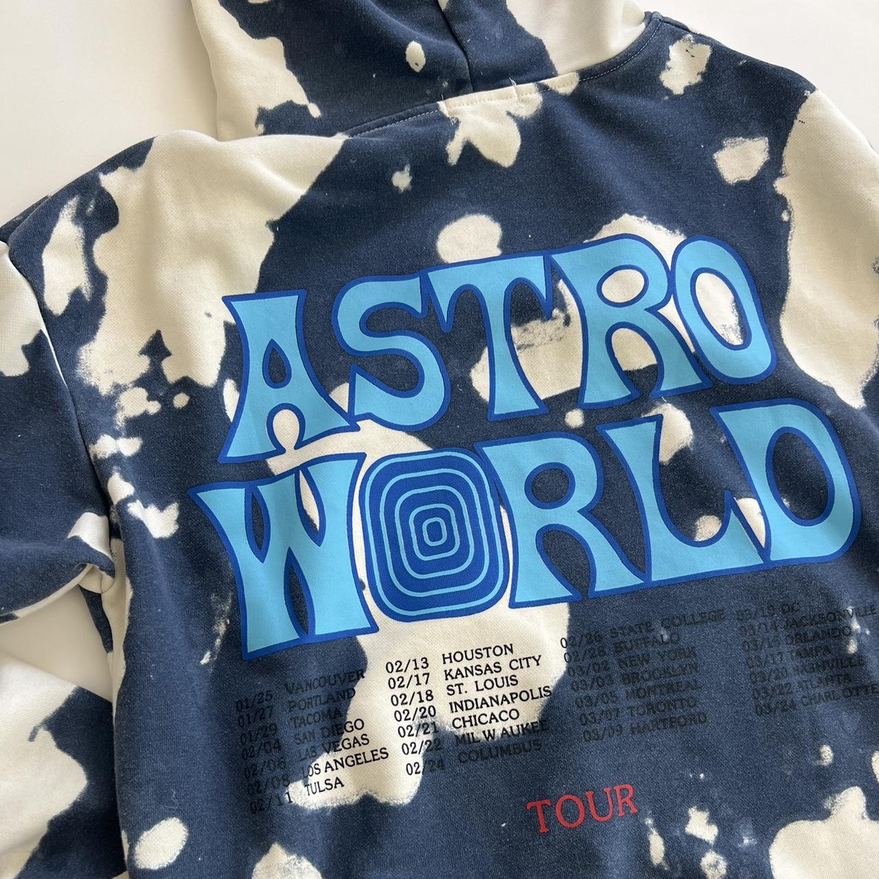 Travis Scott Astroworld Houston Exclusive Hoodie Blue