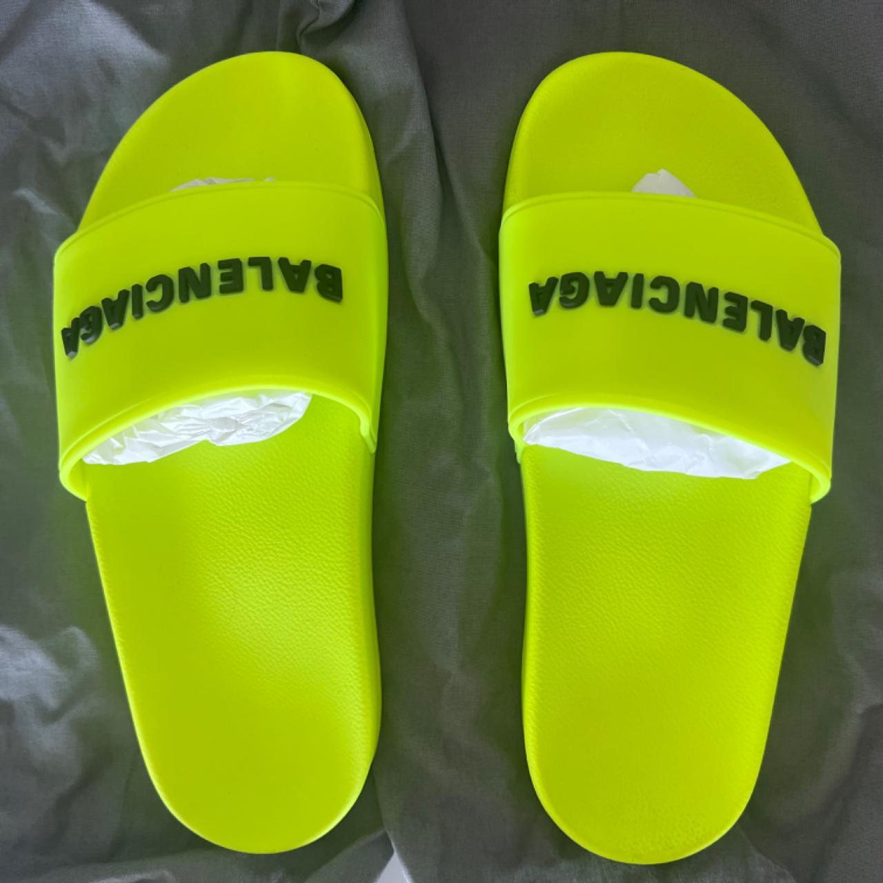 Yellow 2024 balenciaga slides