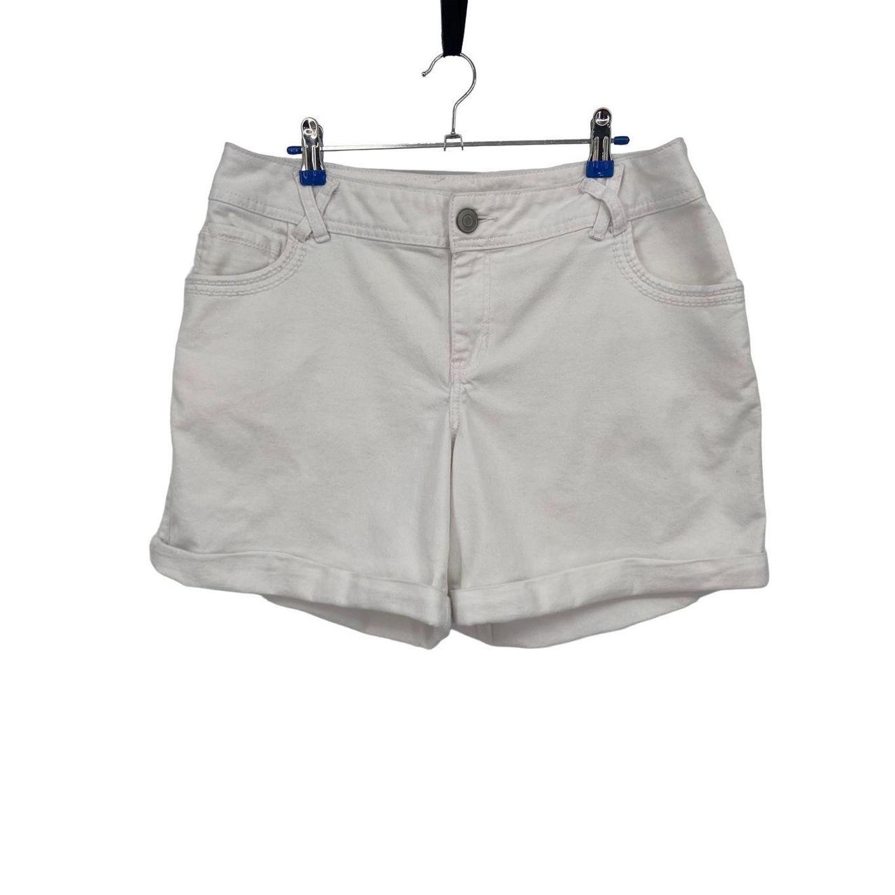 Lane bryant white on sale shorts