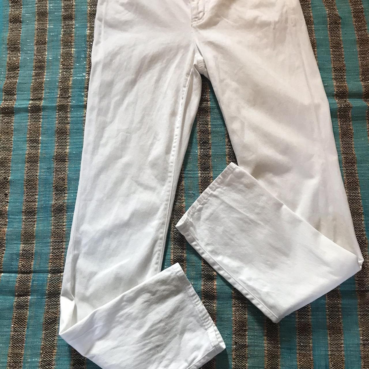 Ralph Lauren Women's White Jeans | Depop