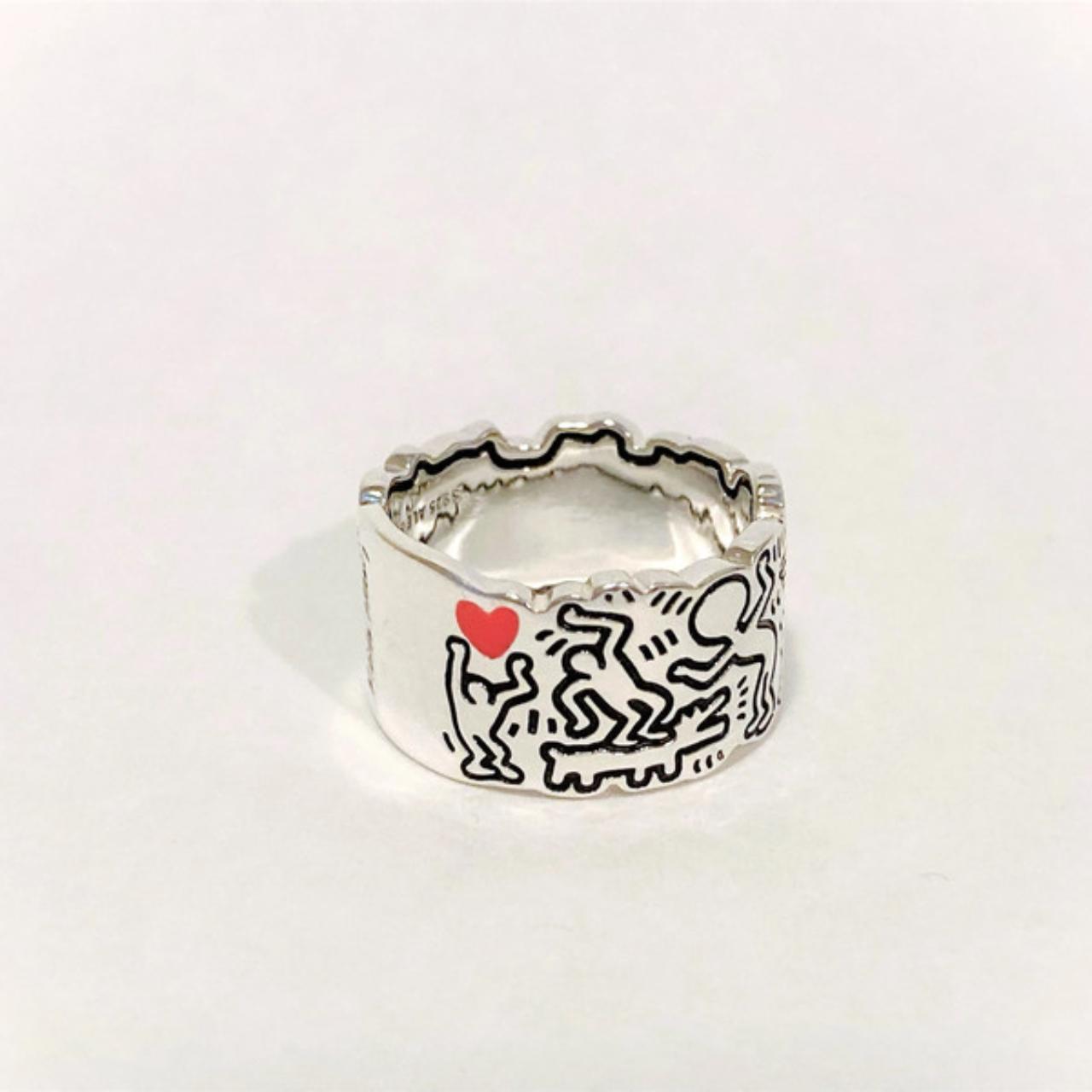 絵画 Pandora Pandora Keith Haring Line Art Love People Wide | Depop
