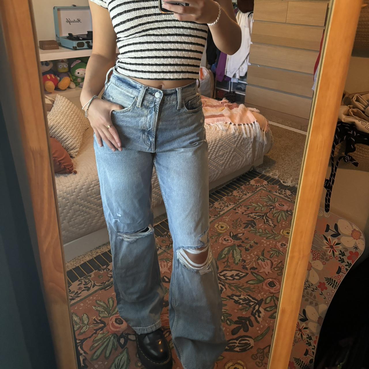 high rise arizona jean co. skater jeans model | Depop high rise arizona jean co. skater jeans model | Depop