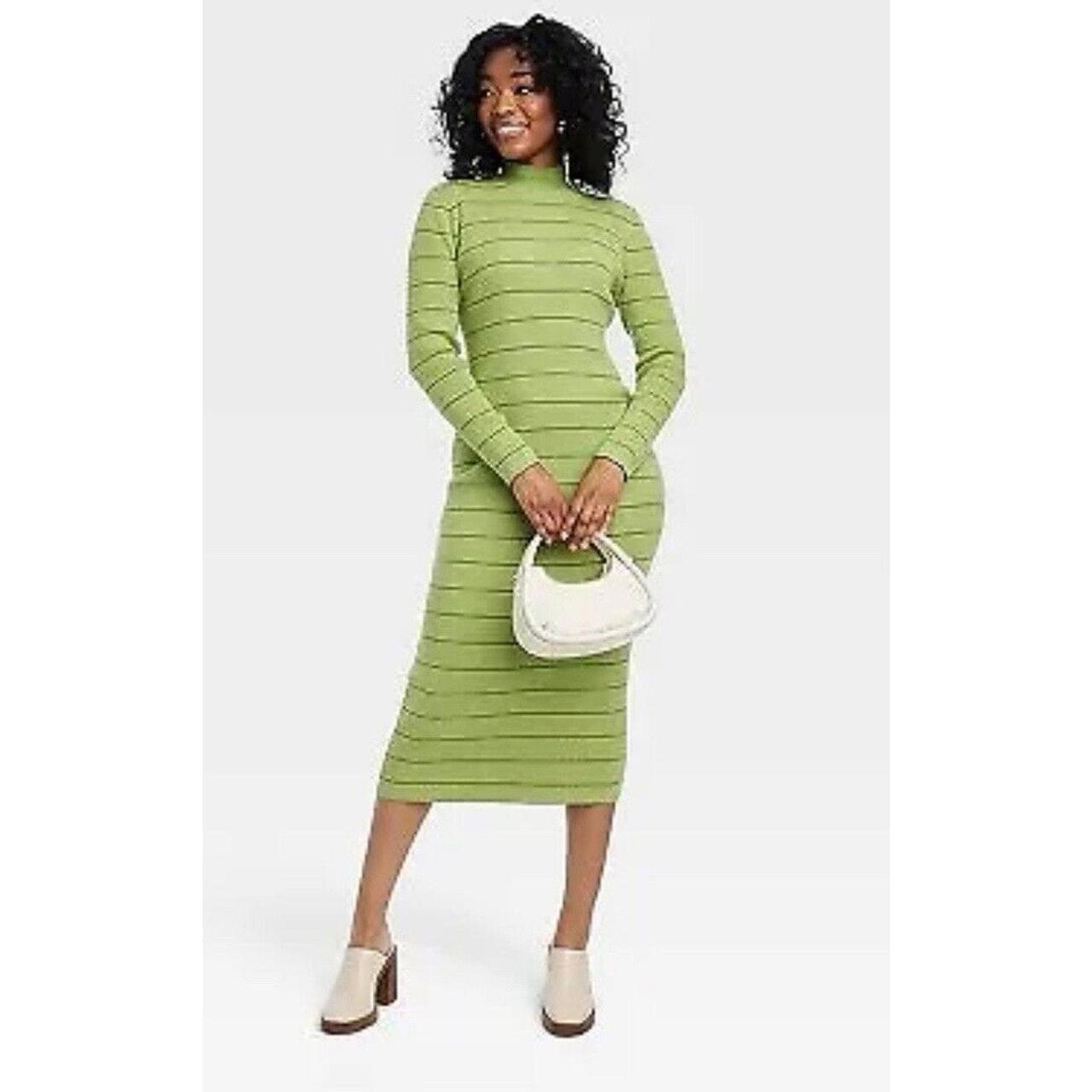 Green sweater dress target best sale