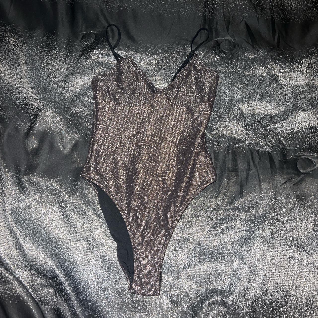 sparkly one piece swimsuit Size 6 *worn once... Depop