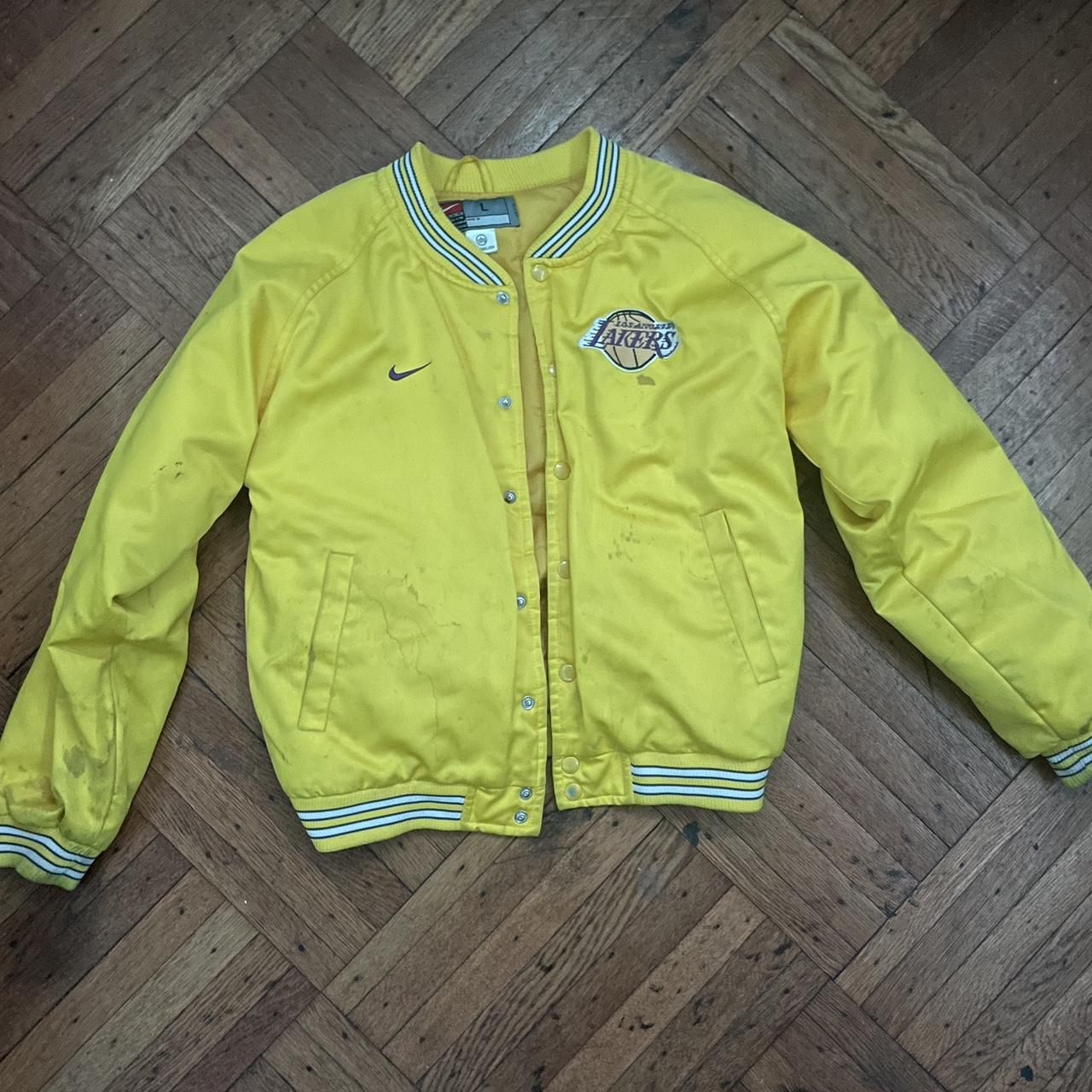 Nike la lakers bomber jacket. Bnwt got size m/l/xl - Depop