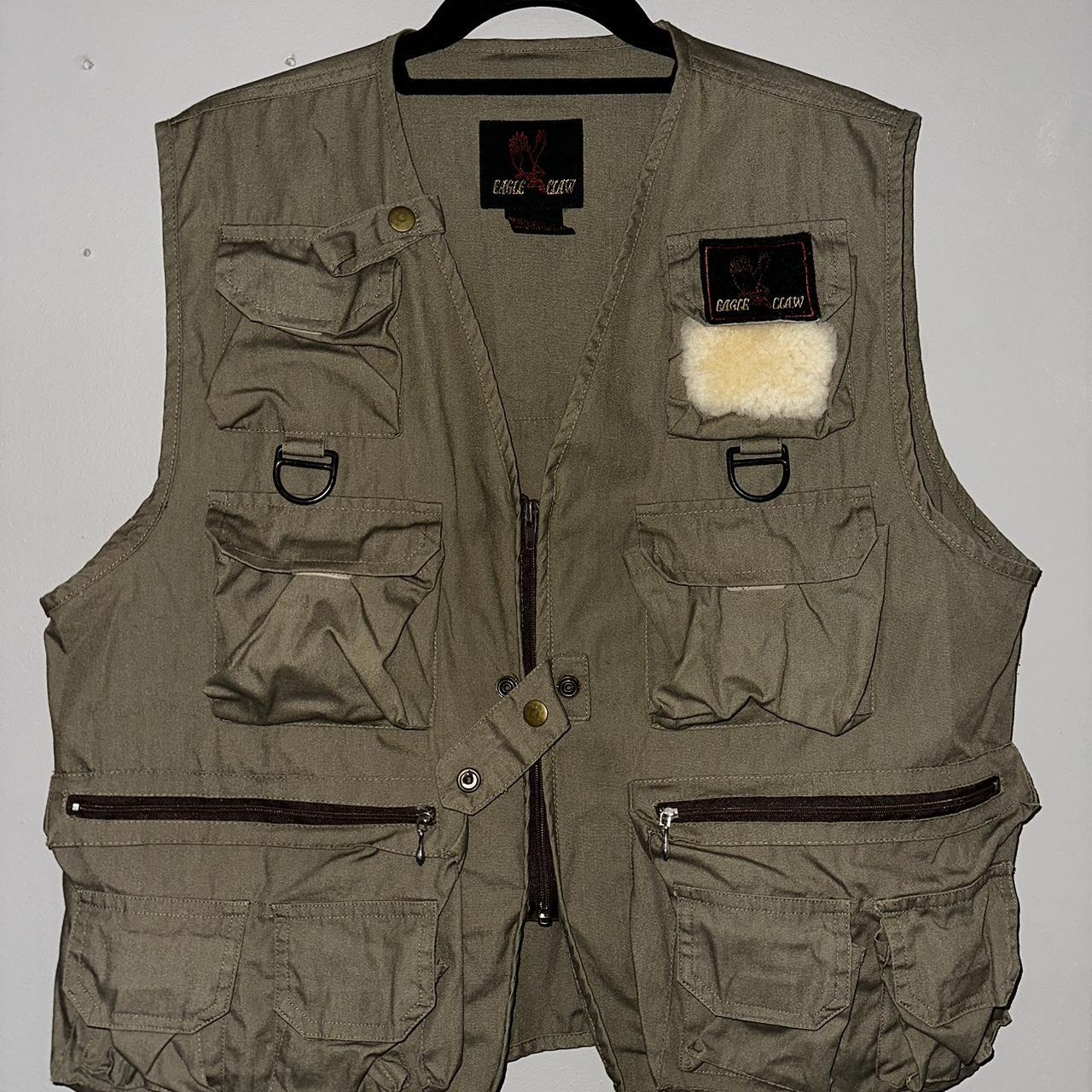 Vintage Army green Eagle Claw utility vest 🦅 - Depop