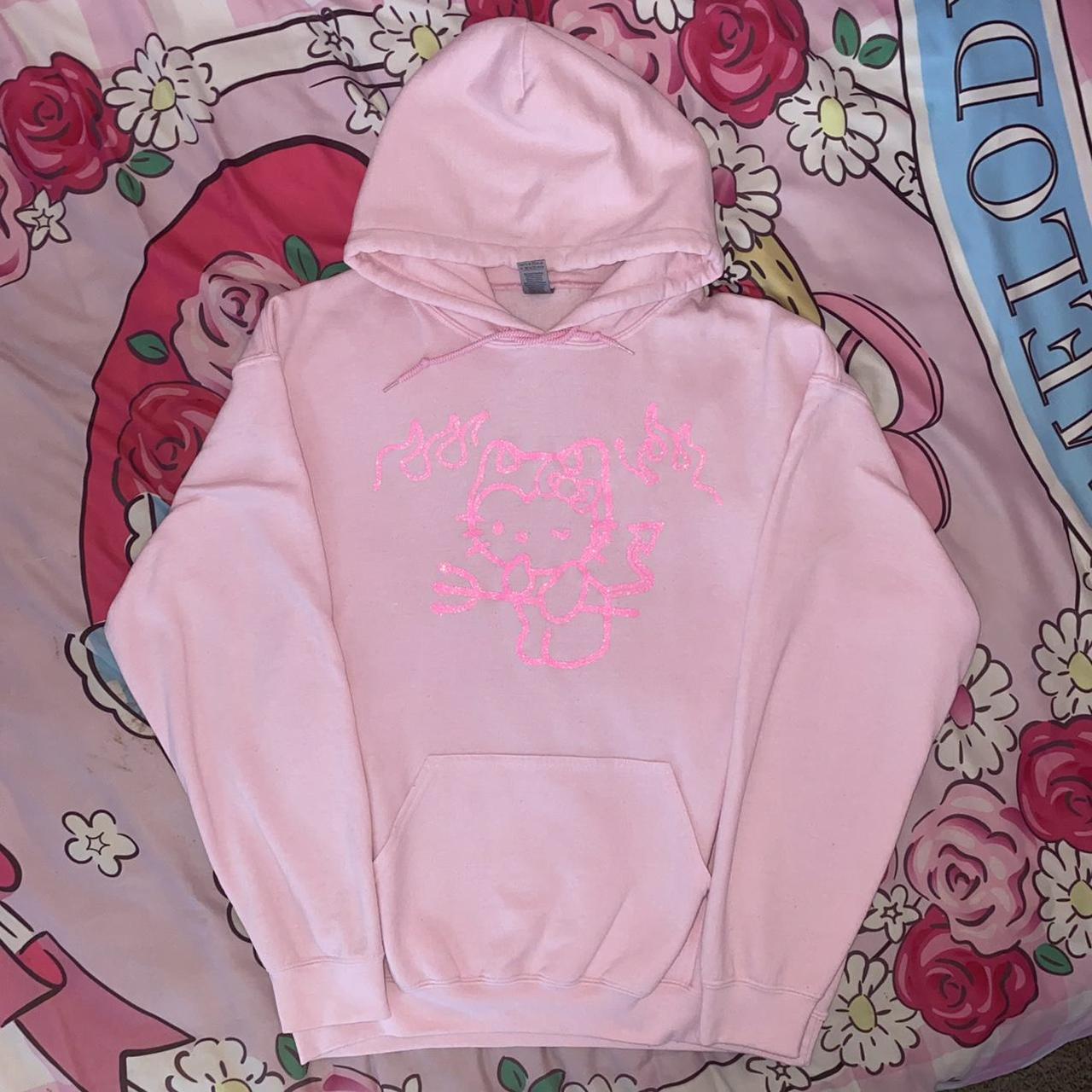 Hello kitty pink glitter hoodie LIMITED EDITION