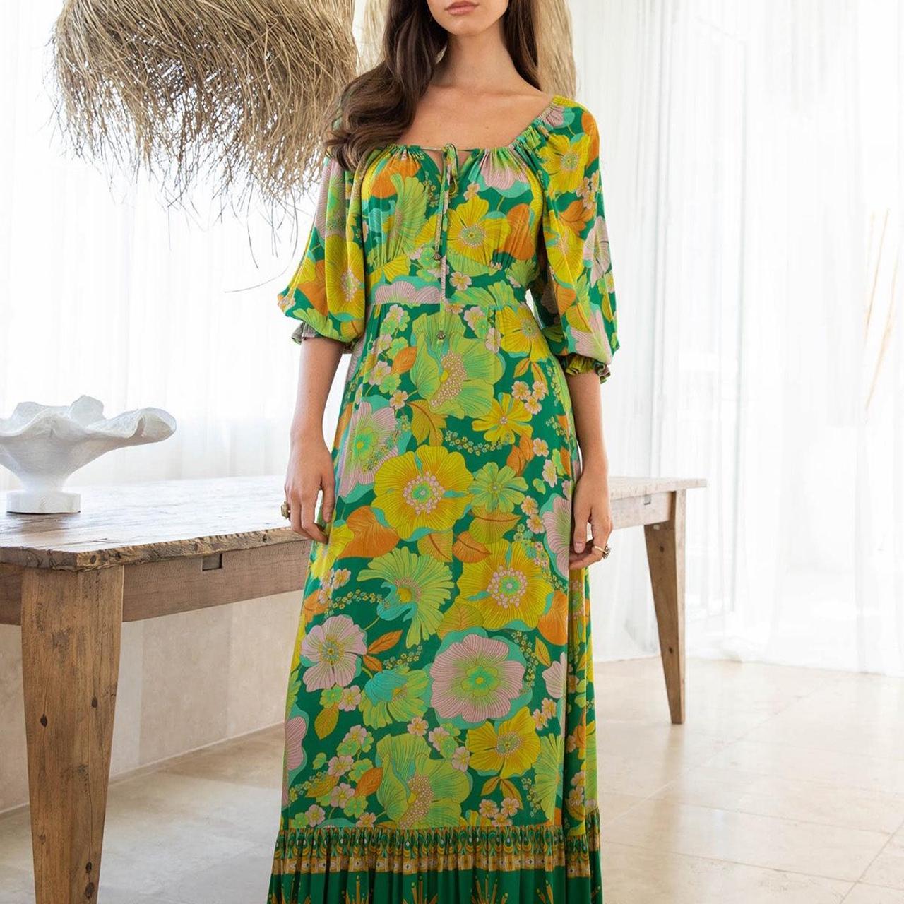 Women's Green Dress Depop