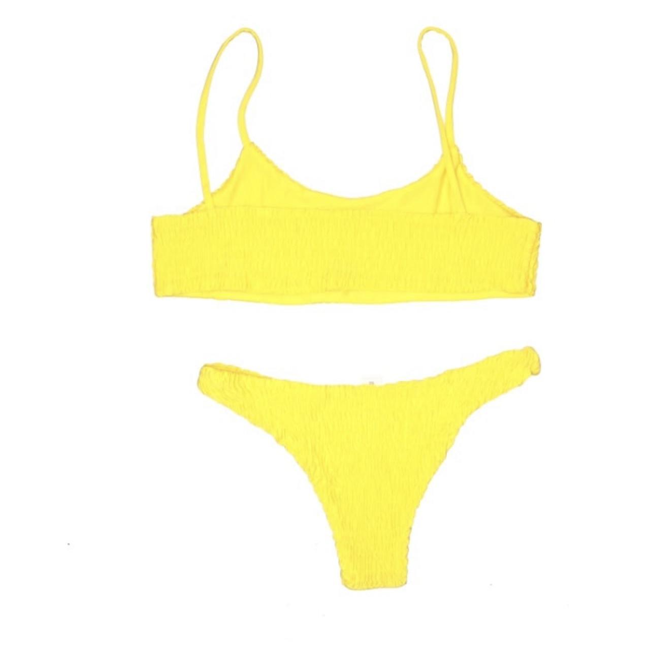 Yellow Bikinis And Tankini Sets Depop