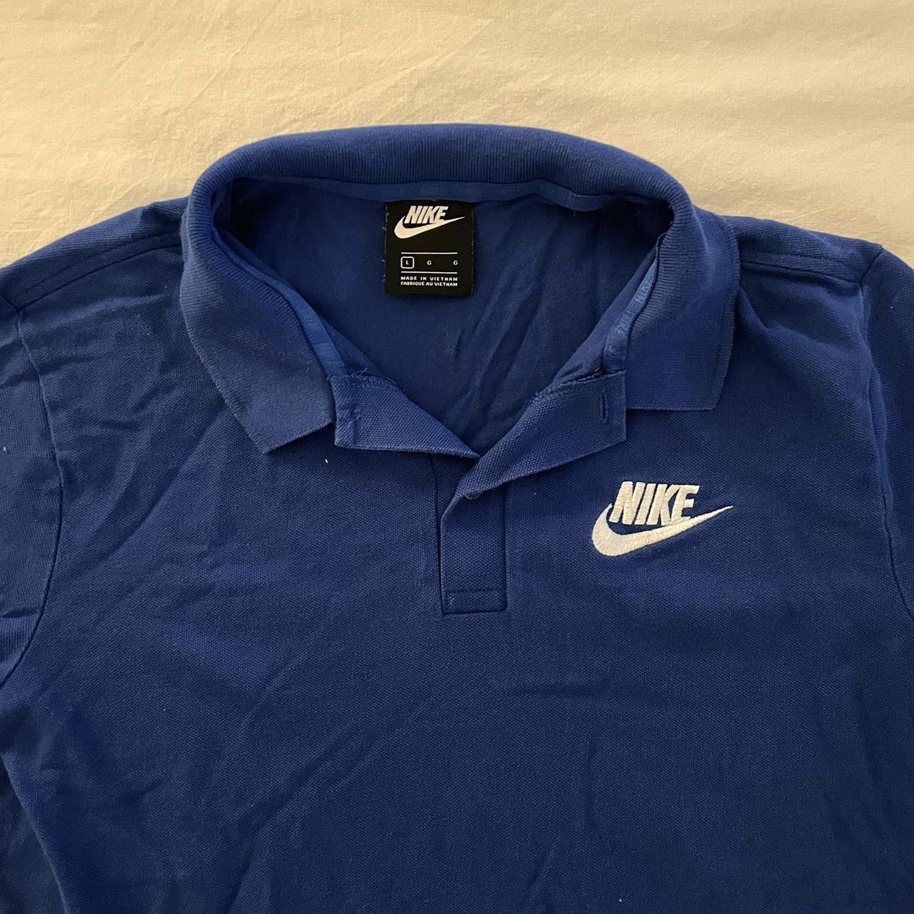 Nike Men's Blue Polo-shirts | Depop