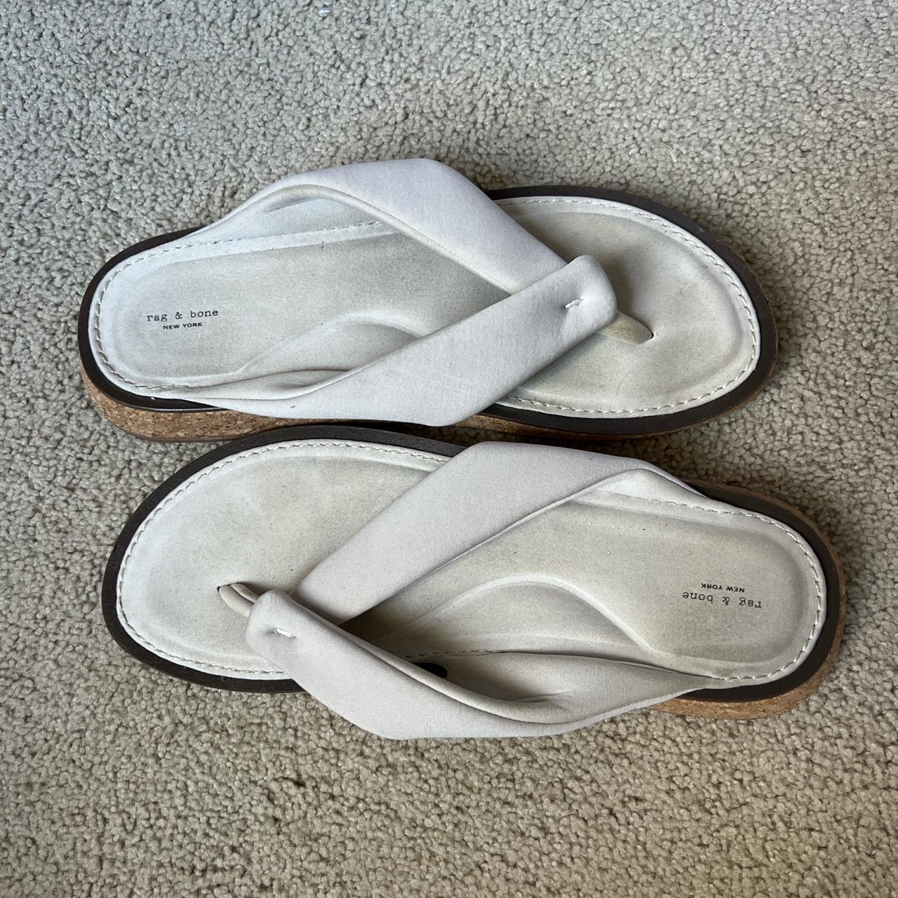 Rag & bone tan flip flops. These are super comfy!... - Depop