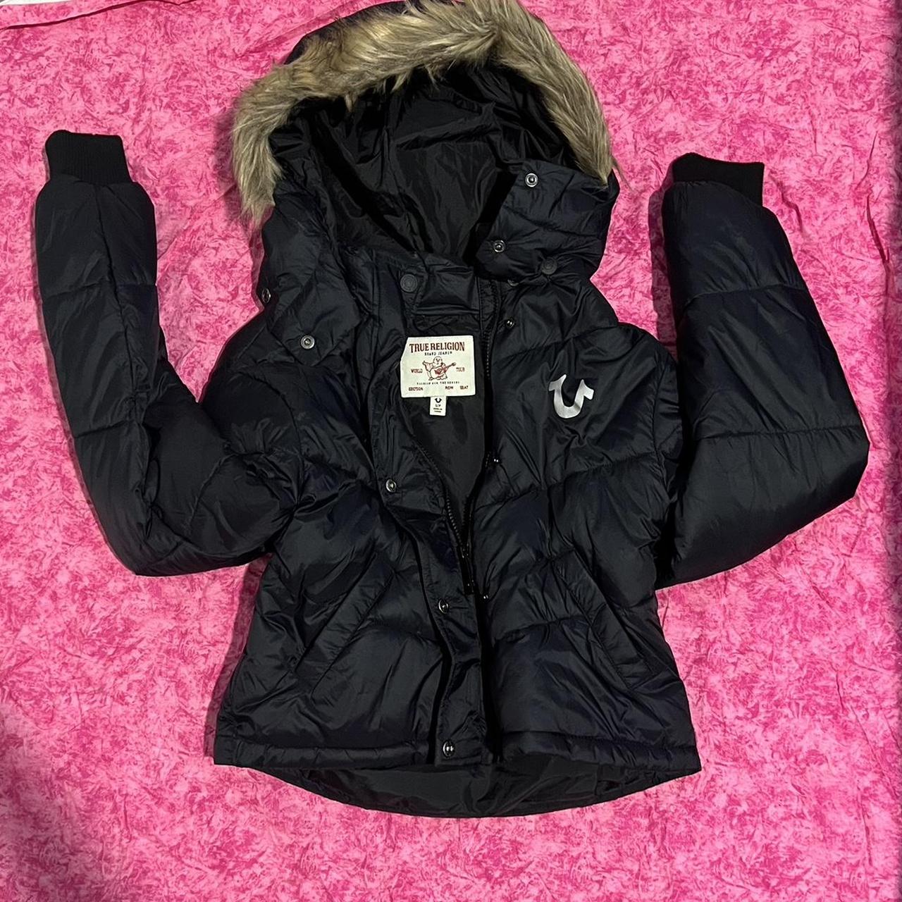 Y2k fur-jacket - Depop