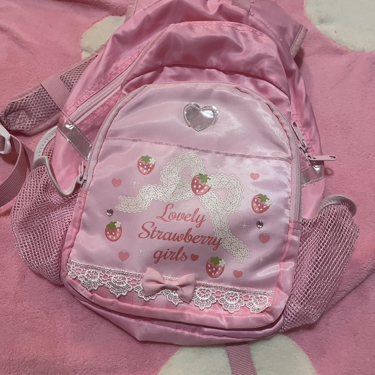 Mother Garden strawberry ribbon backpack