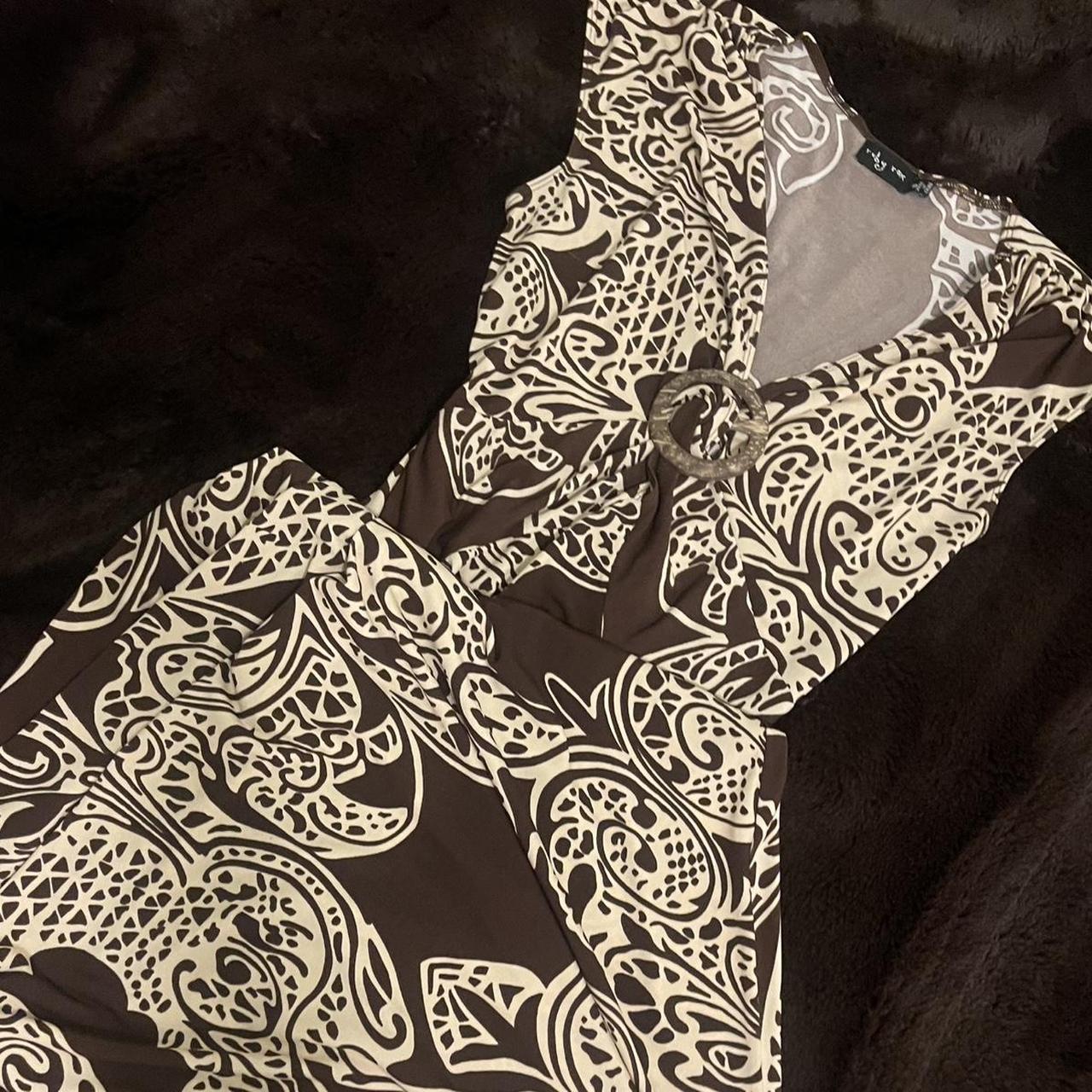 Ruby Rox Women's Summer dresses - Brown/Multi - S… - image 1