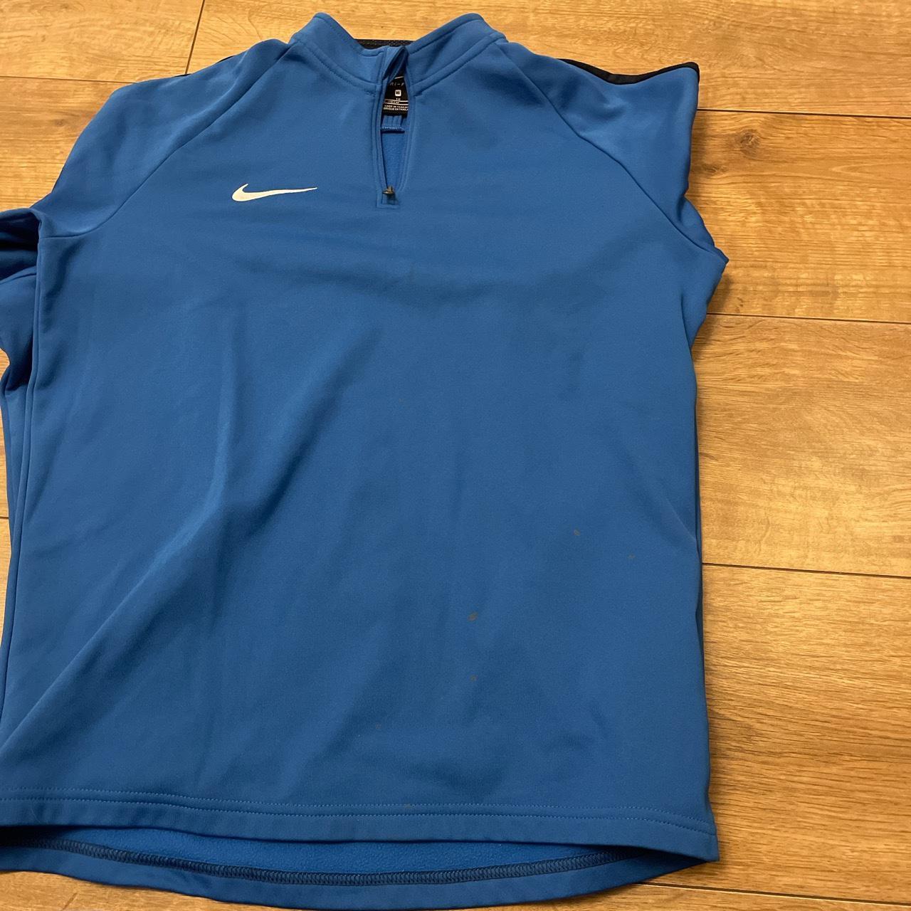 nike dri fit blue top