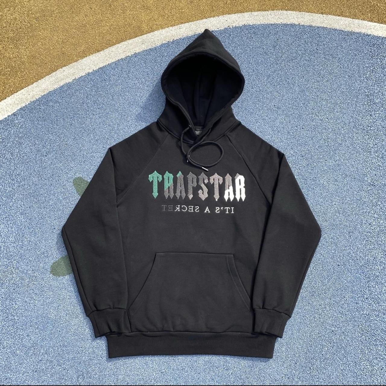 Trapstar tracksuit chenille decoded hoodie tracksuit... - Depop