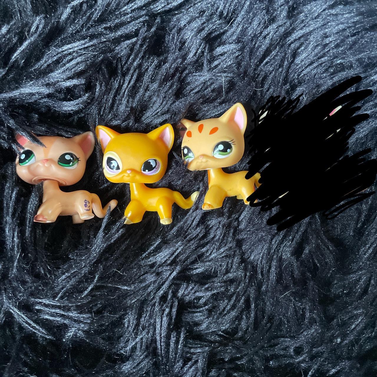 Littlest pet shop Lps cat lot of three orange cats... - Depop