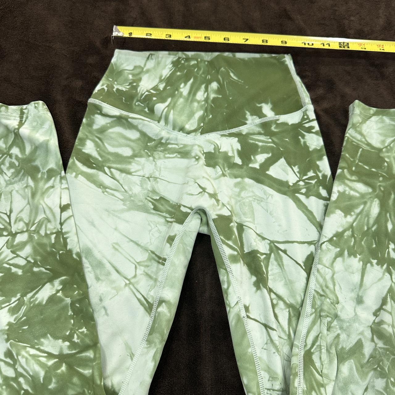 Balance athletica vitality tie dye leggings in green - Depop