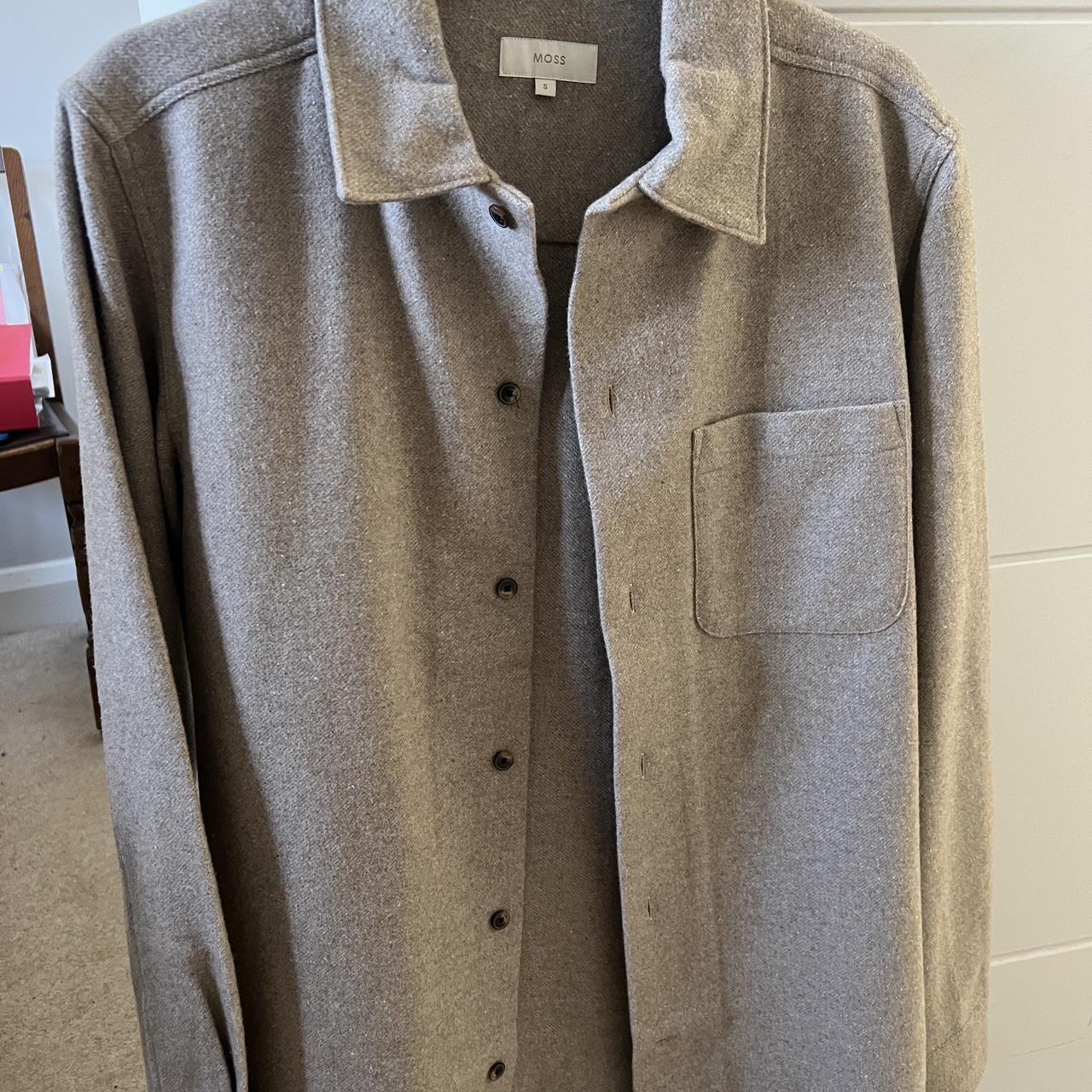 Moss brown/grey coloured Long sleeve Depop