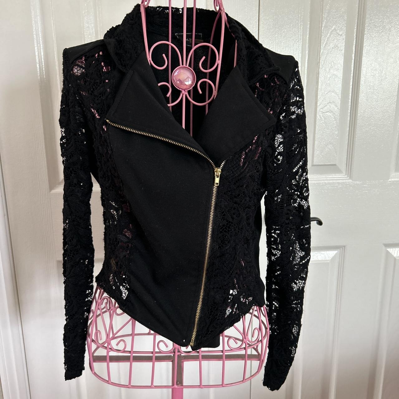 Lace Jacket Overlay, Perfect to Add Onto Bold... - Depop