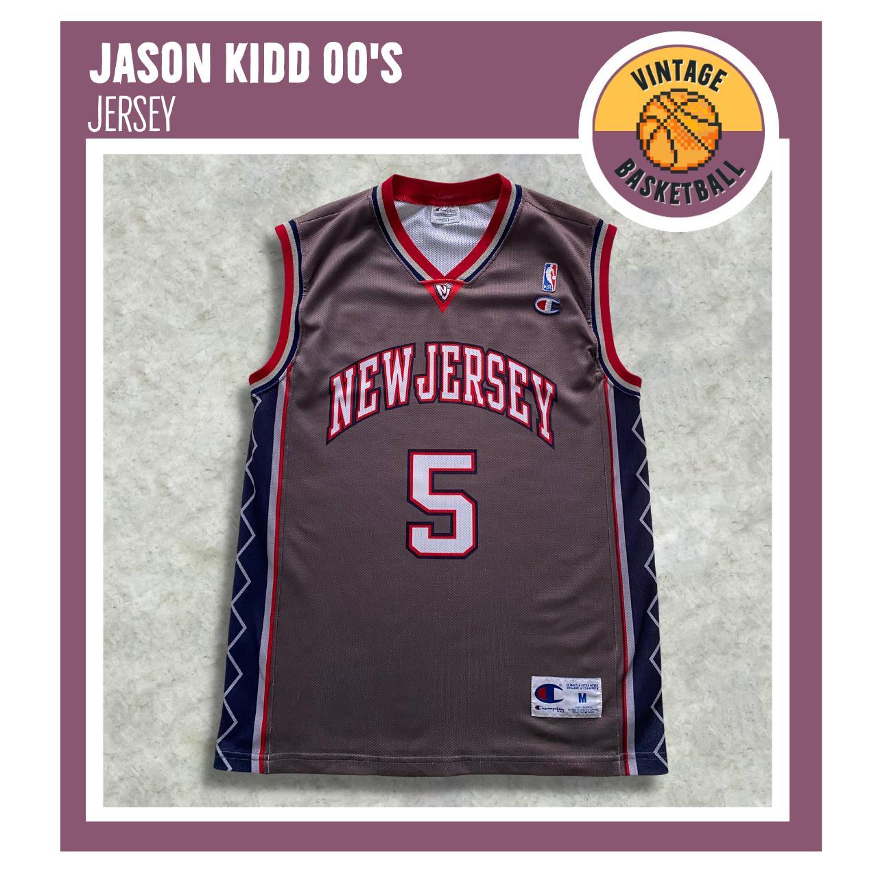 Order Champion Vintage New Jersey Nets Jason Kidd Jersey