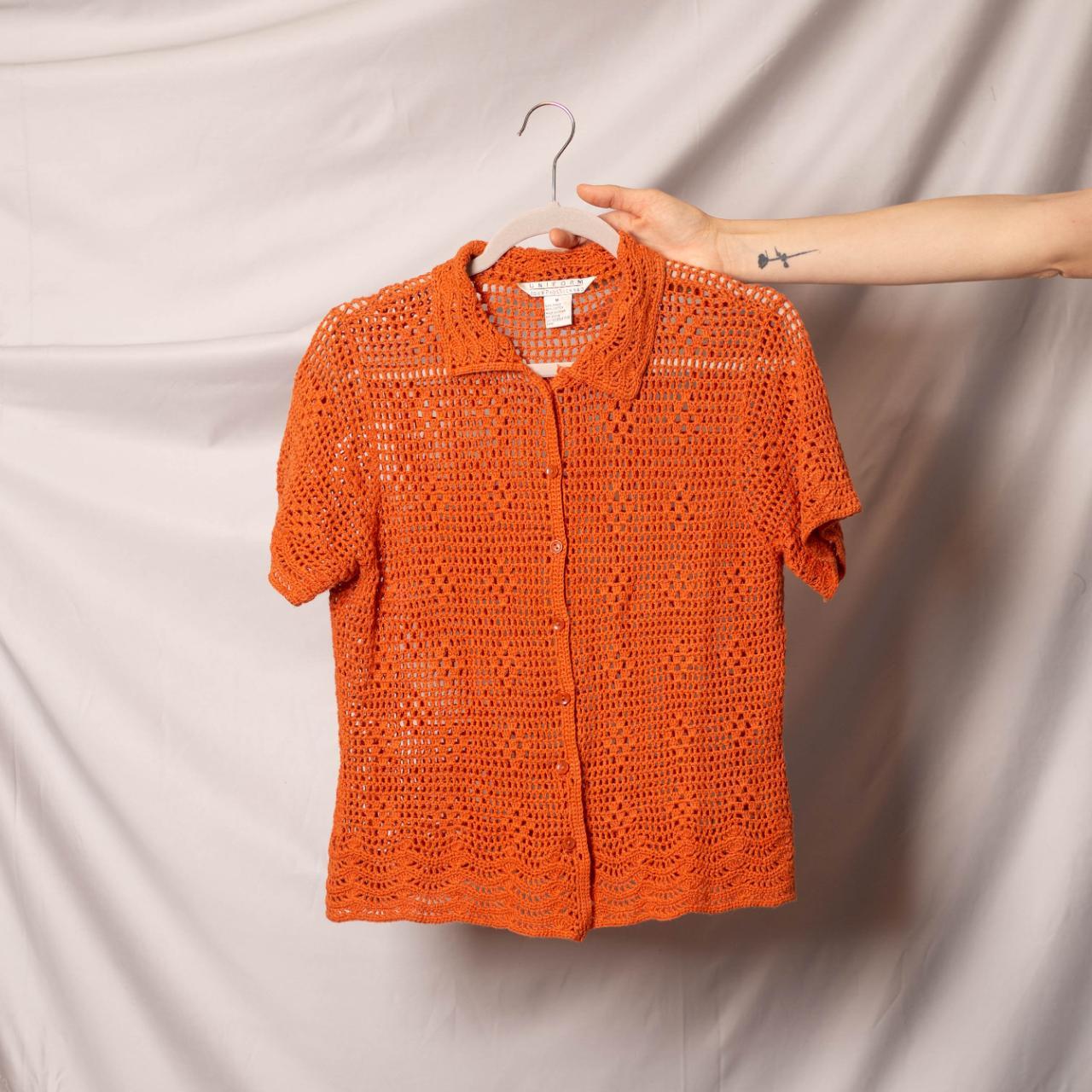 John Paul Richard Women's Orange Cardigan (3)