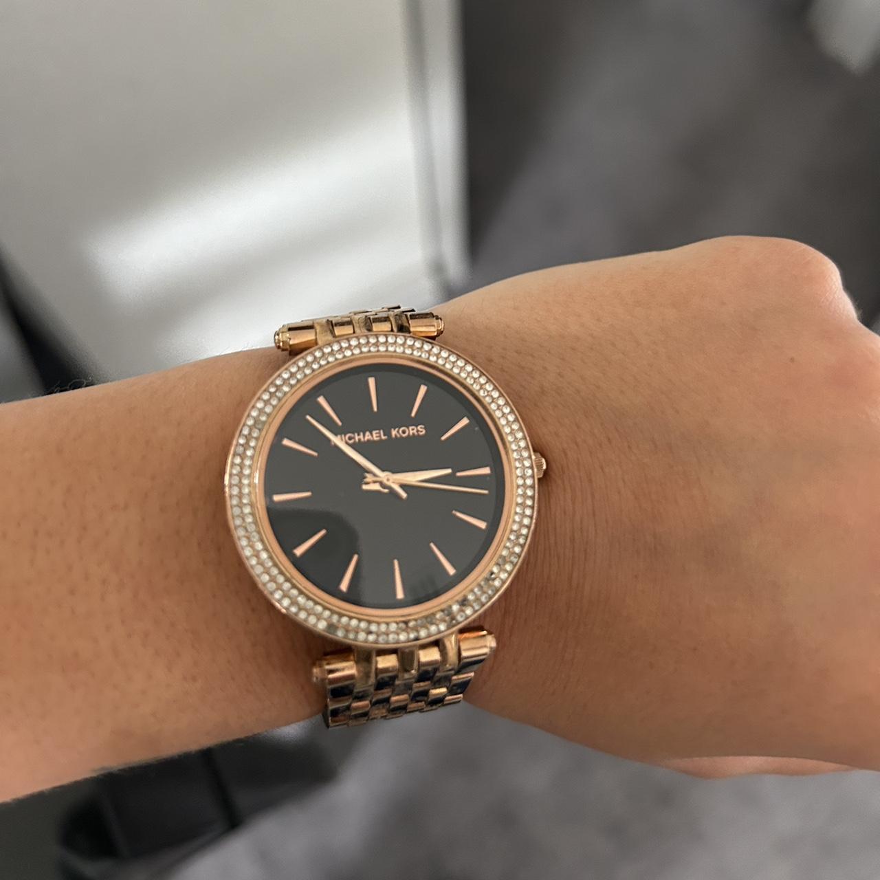 Michael kors watch darci rose gold best sale