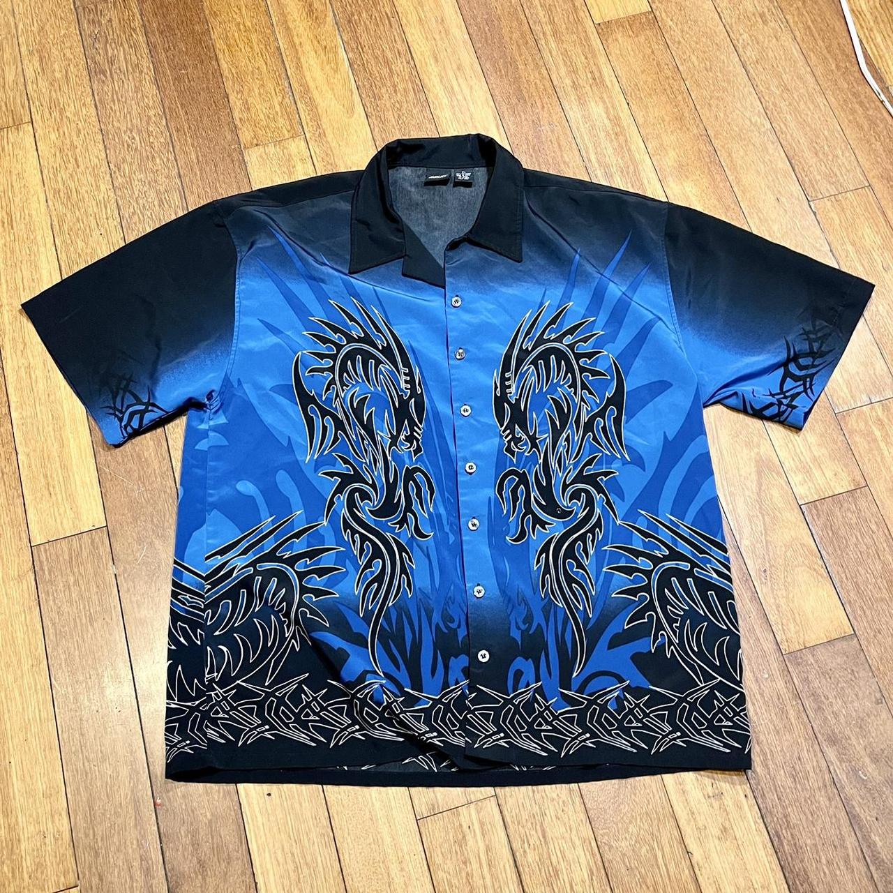 Vintage Men's Shirt - Black - XXL