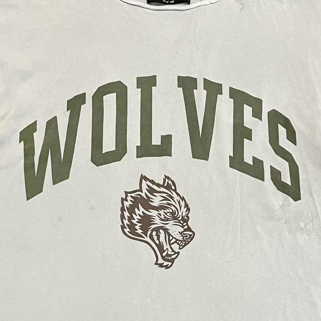 🐺🐺🐺DARC SPORTS BUSHIDO CODE WOLVES TEE SIZE LARGE!... Depop