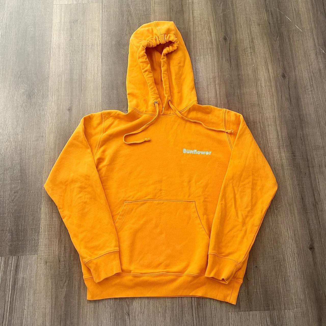 ORANGE GOLF WANG STREETWEAR SUNFLOWER HOODIE SIZE Depop