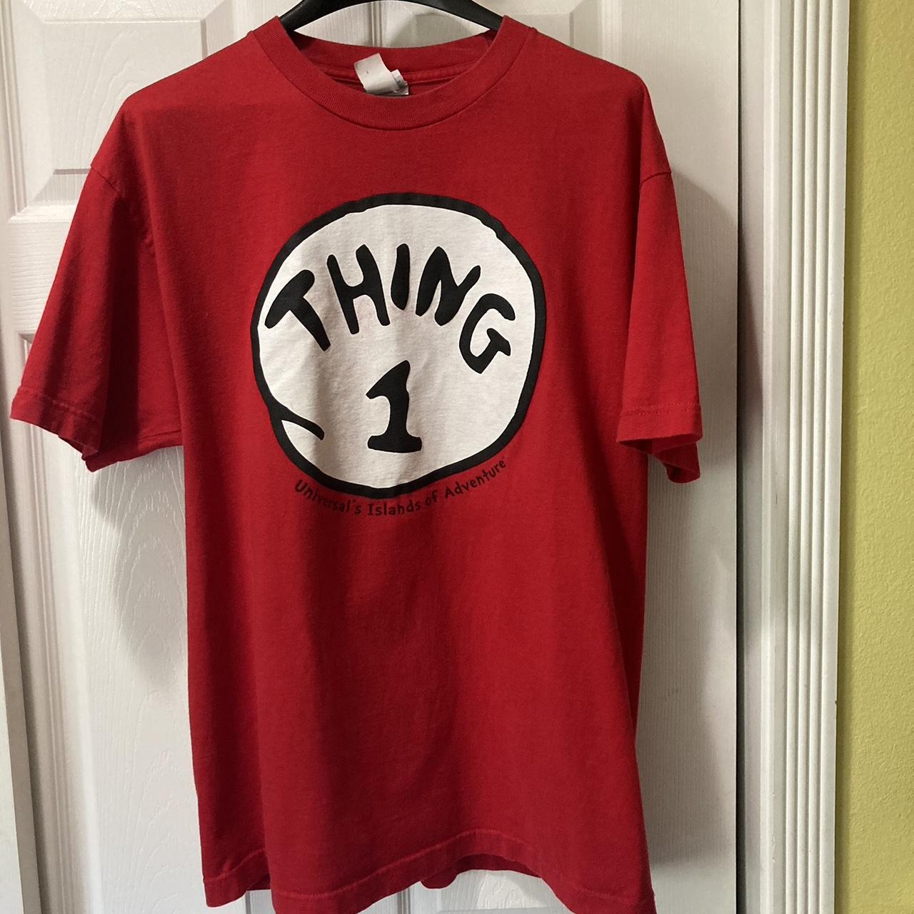 Vintage Y2K universal studios thing 1 cat in the hat... - Depop