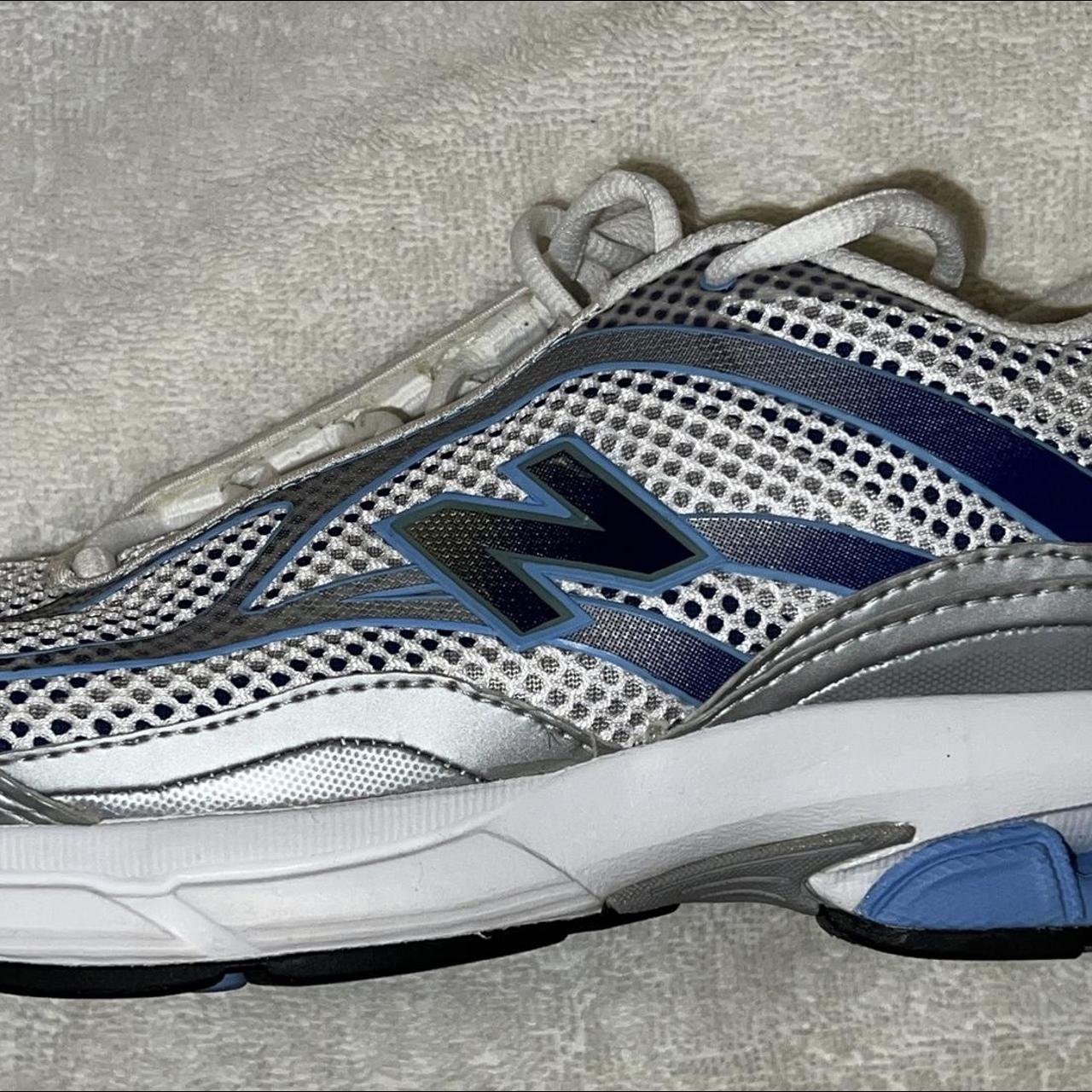 New Balance Women's Blue and Silver Trainers (2)