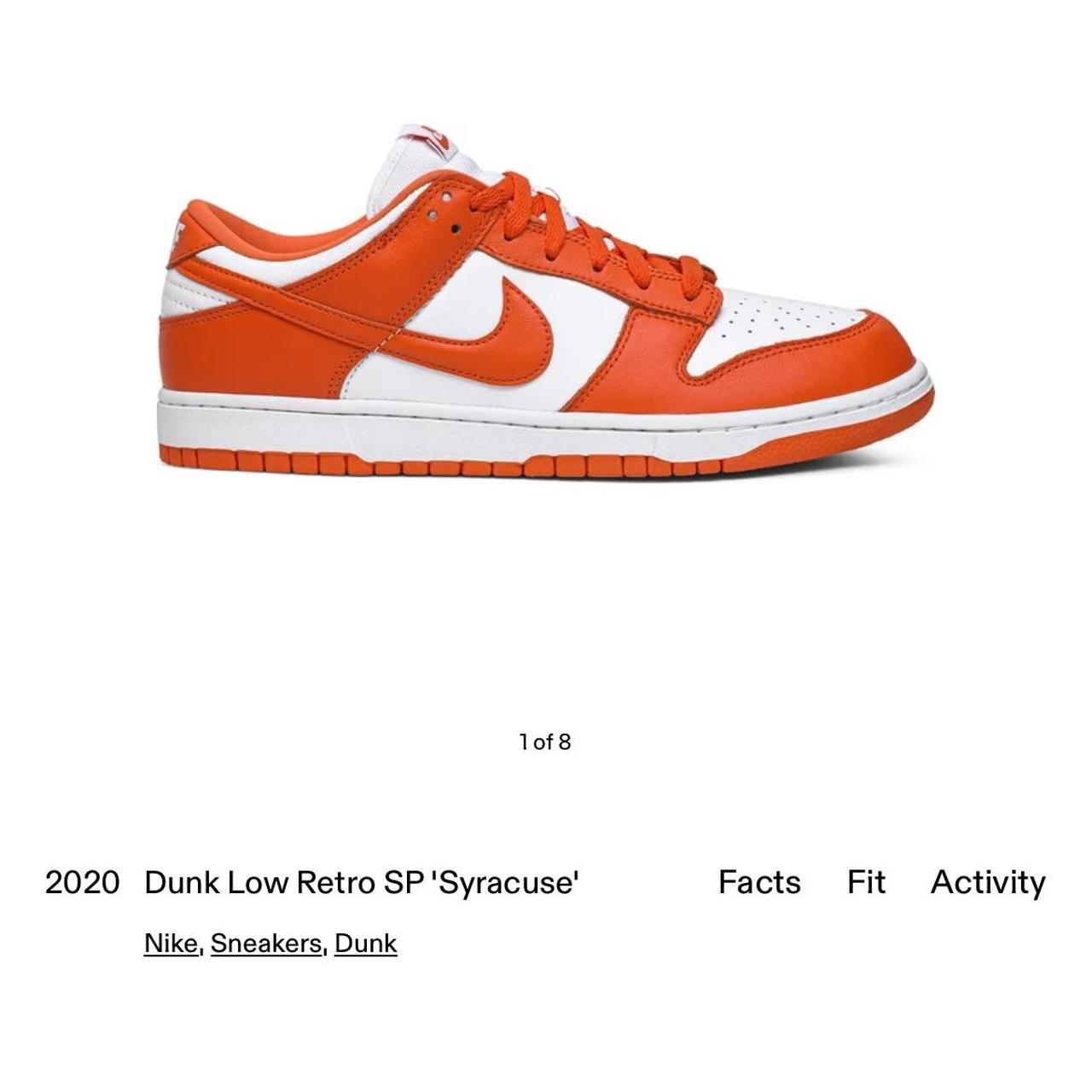 dunk low retro orange
