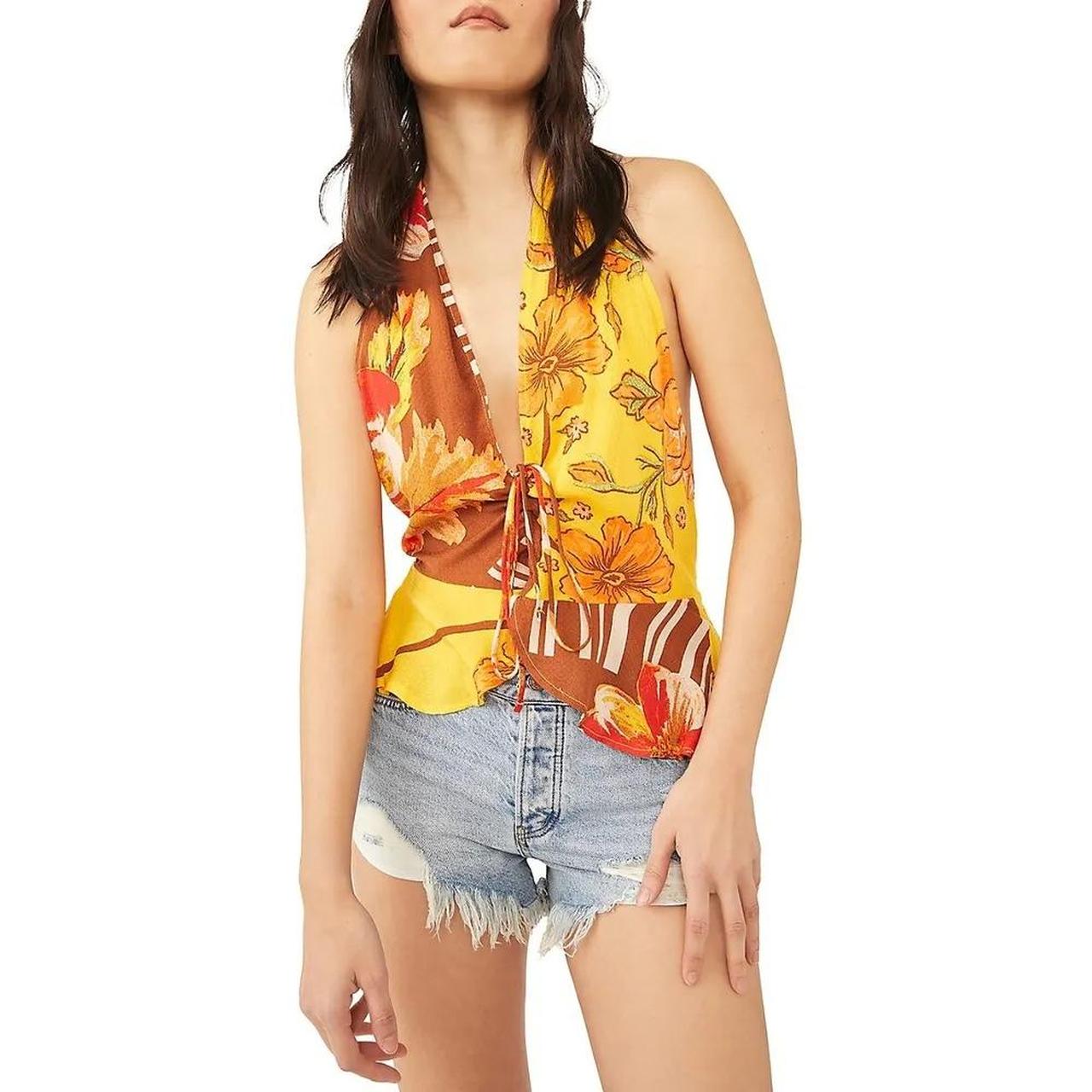 NWT Free offers People Hot Tropics Tank / Mango Combo