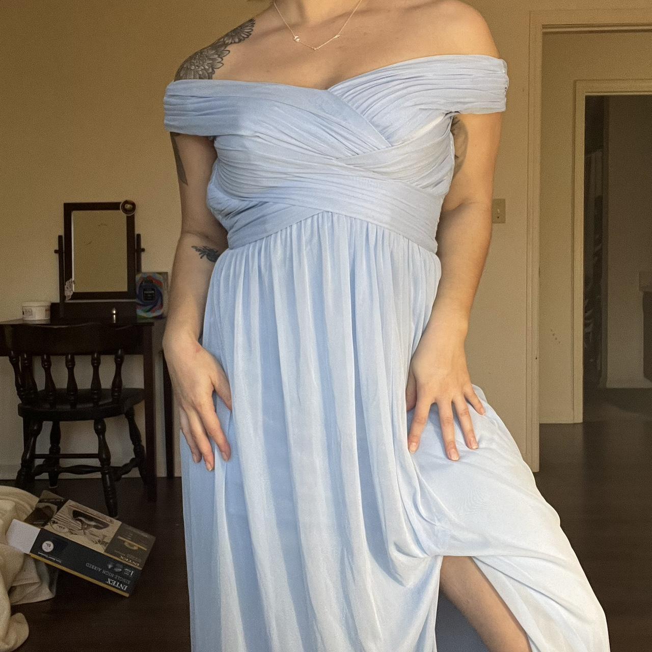 Bridesmaids dress worn only once! It zips up, just... - Depop