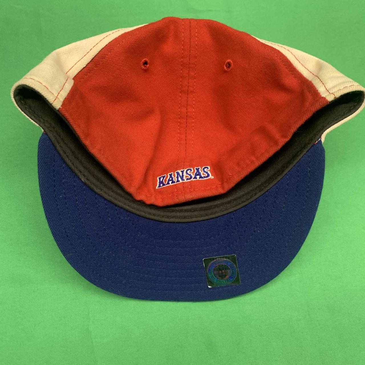 Kansas University Jayhawks New Era Hat Size- 7... - Depop