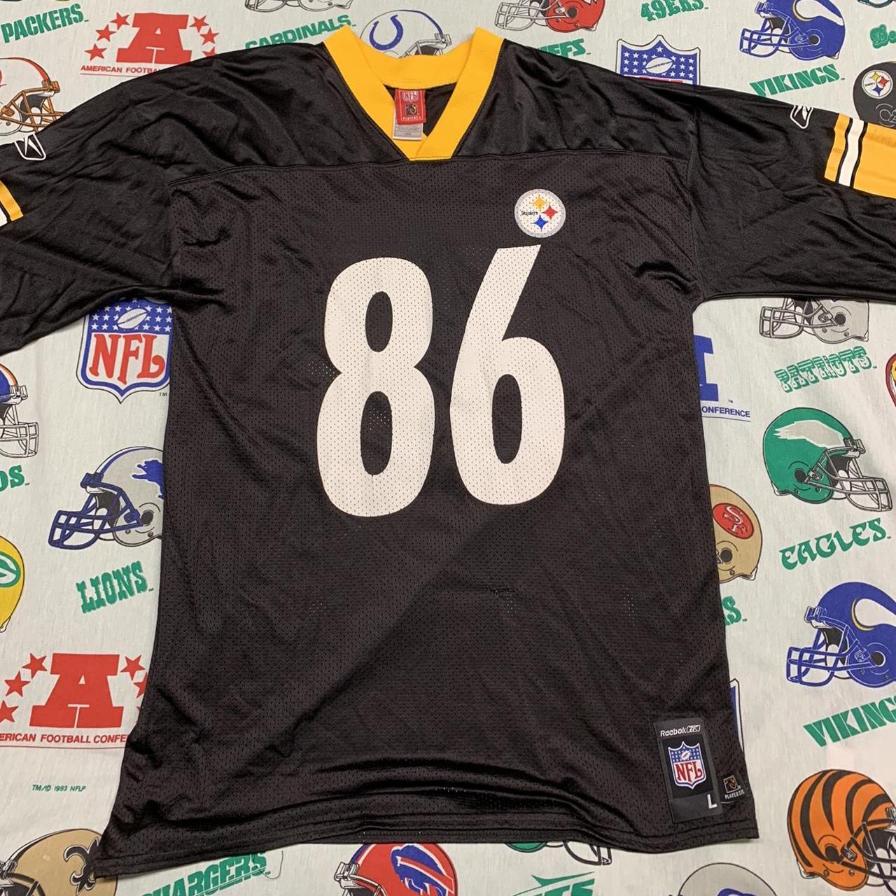 Vintage Pittsburgh Steelers Hines Ward 86 Jersey Reebok Size 