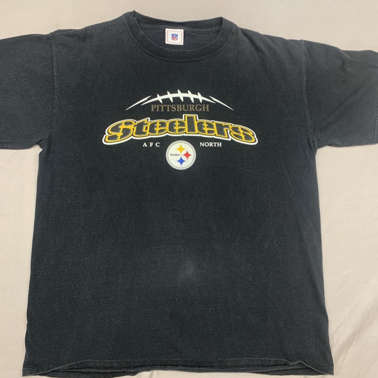 NFL Men's Yellow and Black T-shirt | Depop