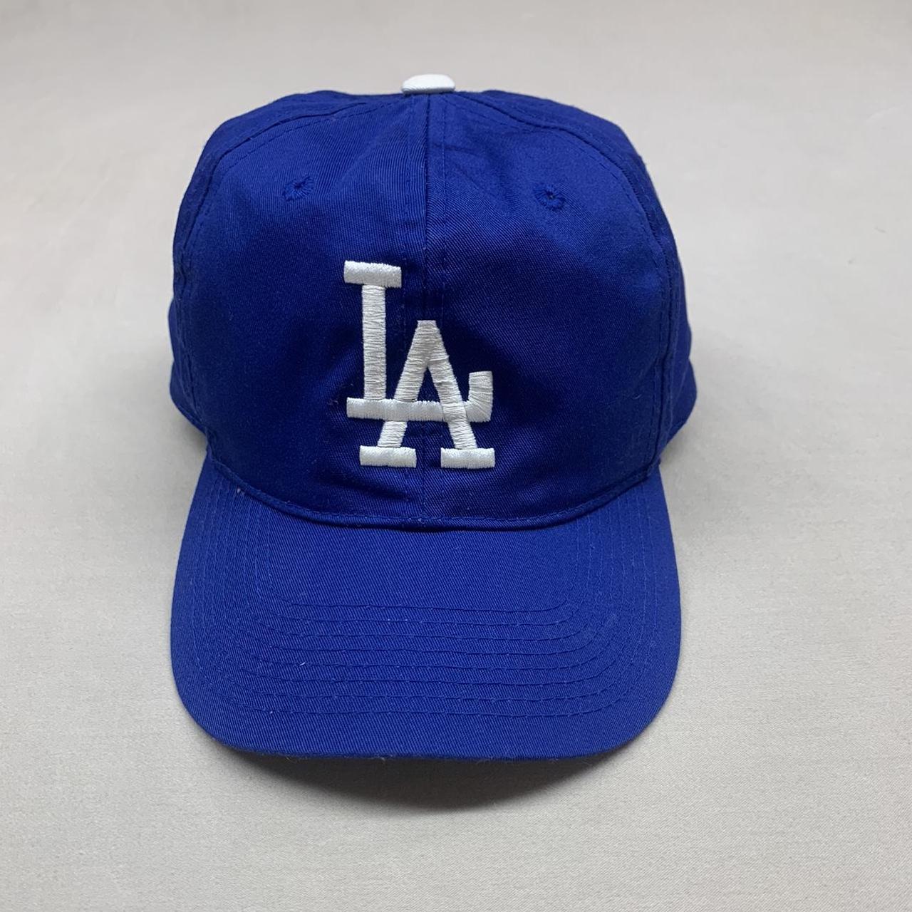 MLB Men's White and Blue Hat | Depop