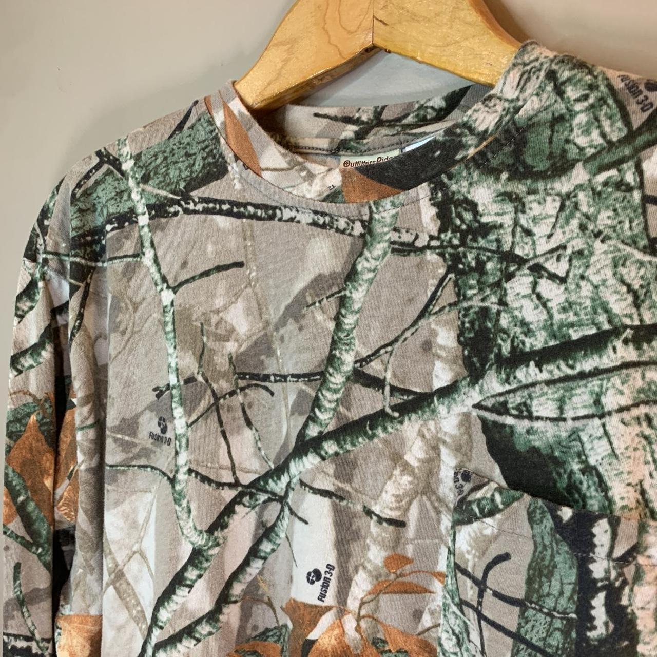 Vintage Camo Long sleeve Soft Length 27 in Depop