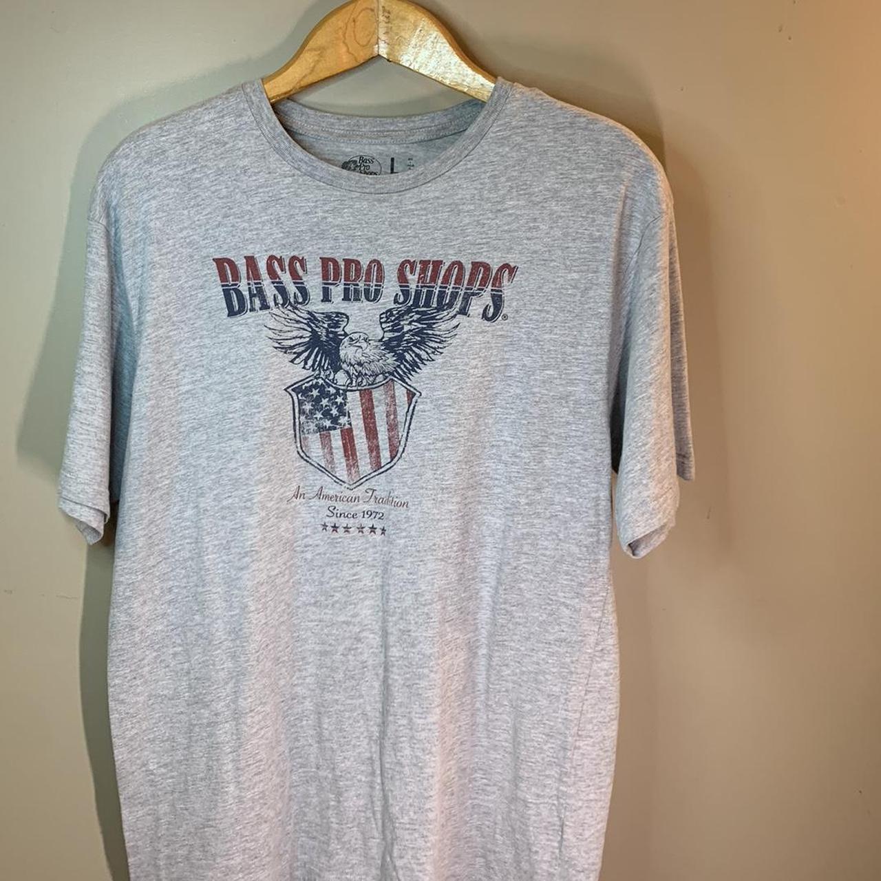 Bass Pro Shop Graphic T Length- 28 in ... - Depop