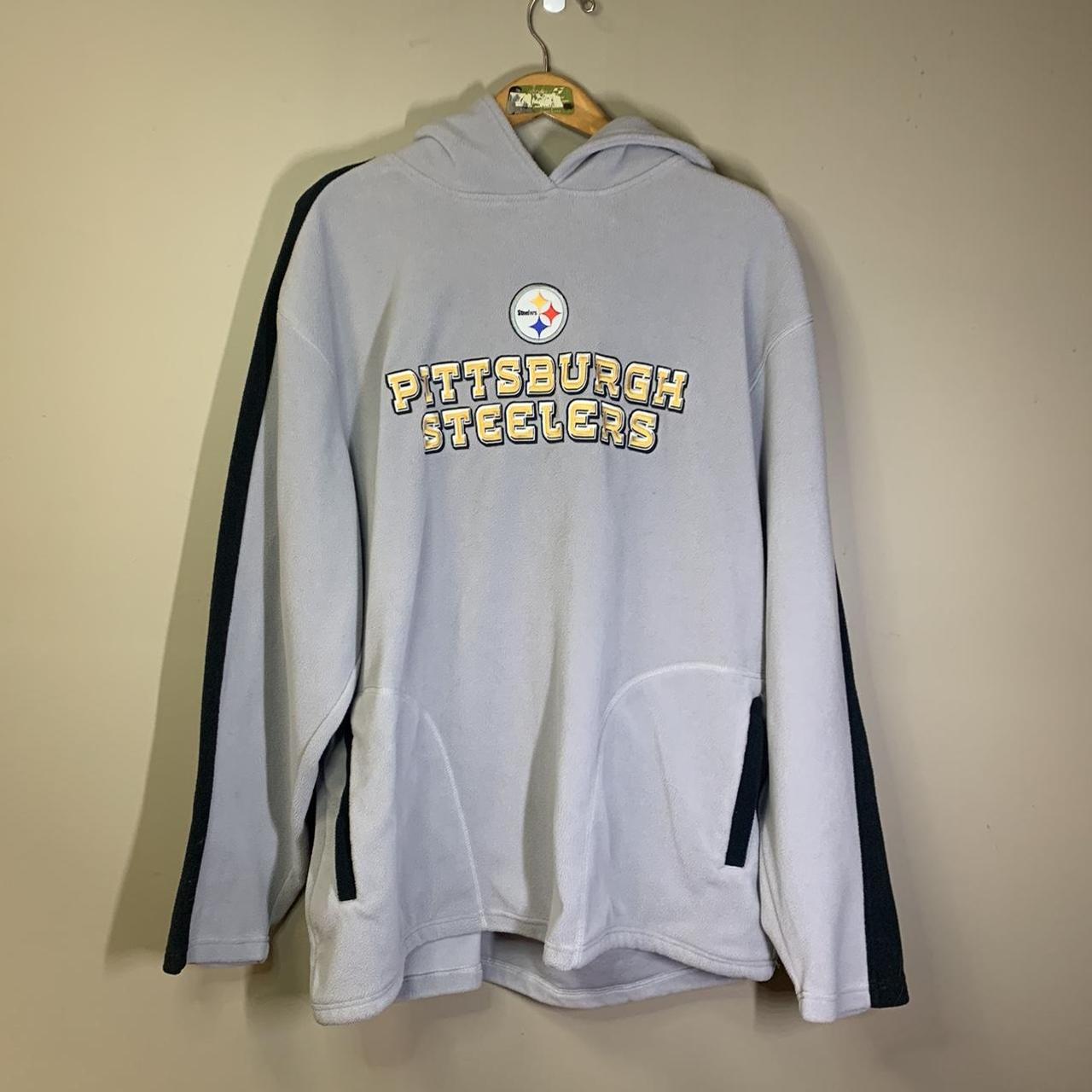 Y2K Reebok Pittsburgh Steelers 1/4 zip - Depop