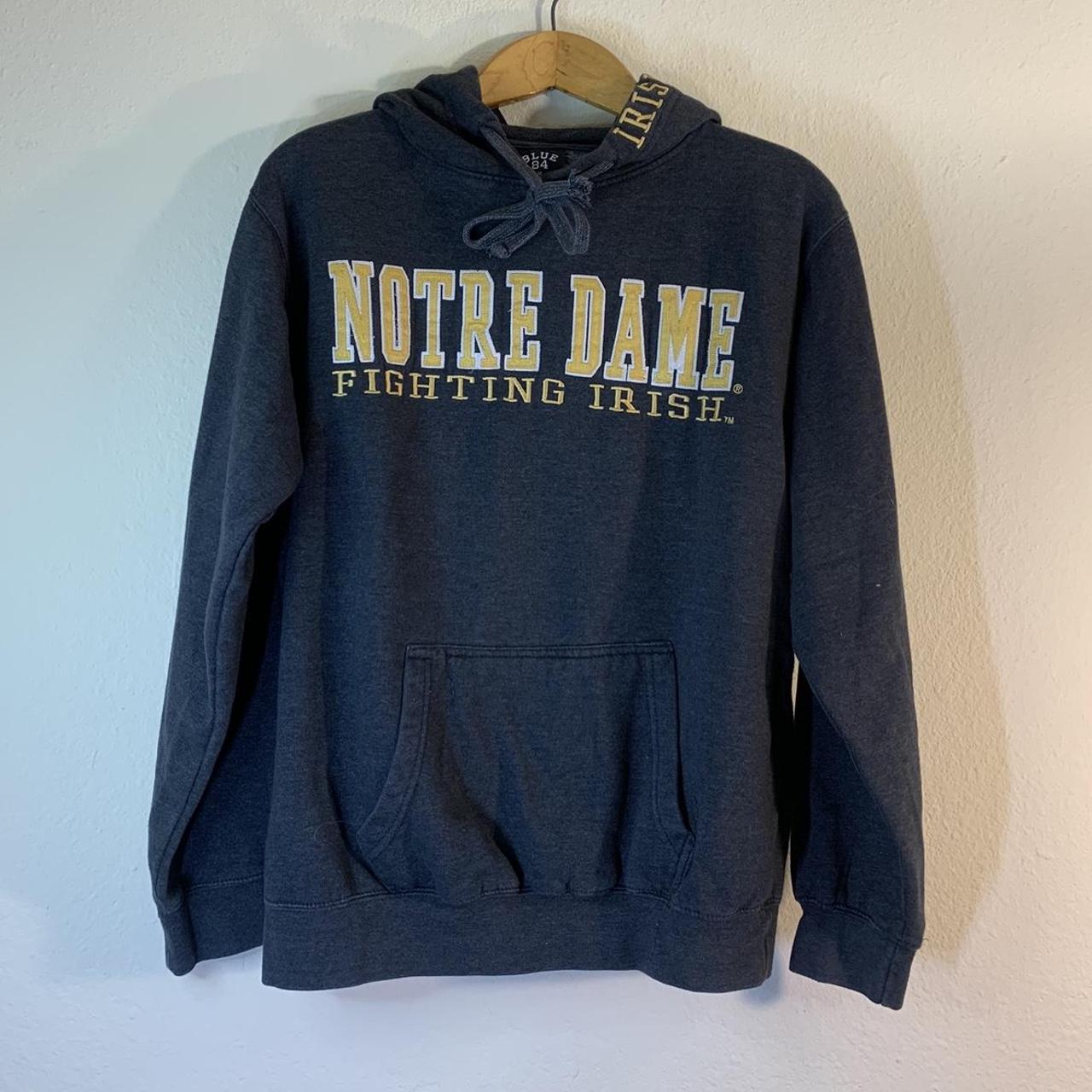 Stitched Notre Dame Fighting Irish 84 blue tag ... - Depop